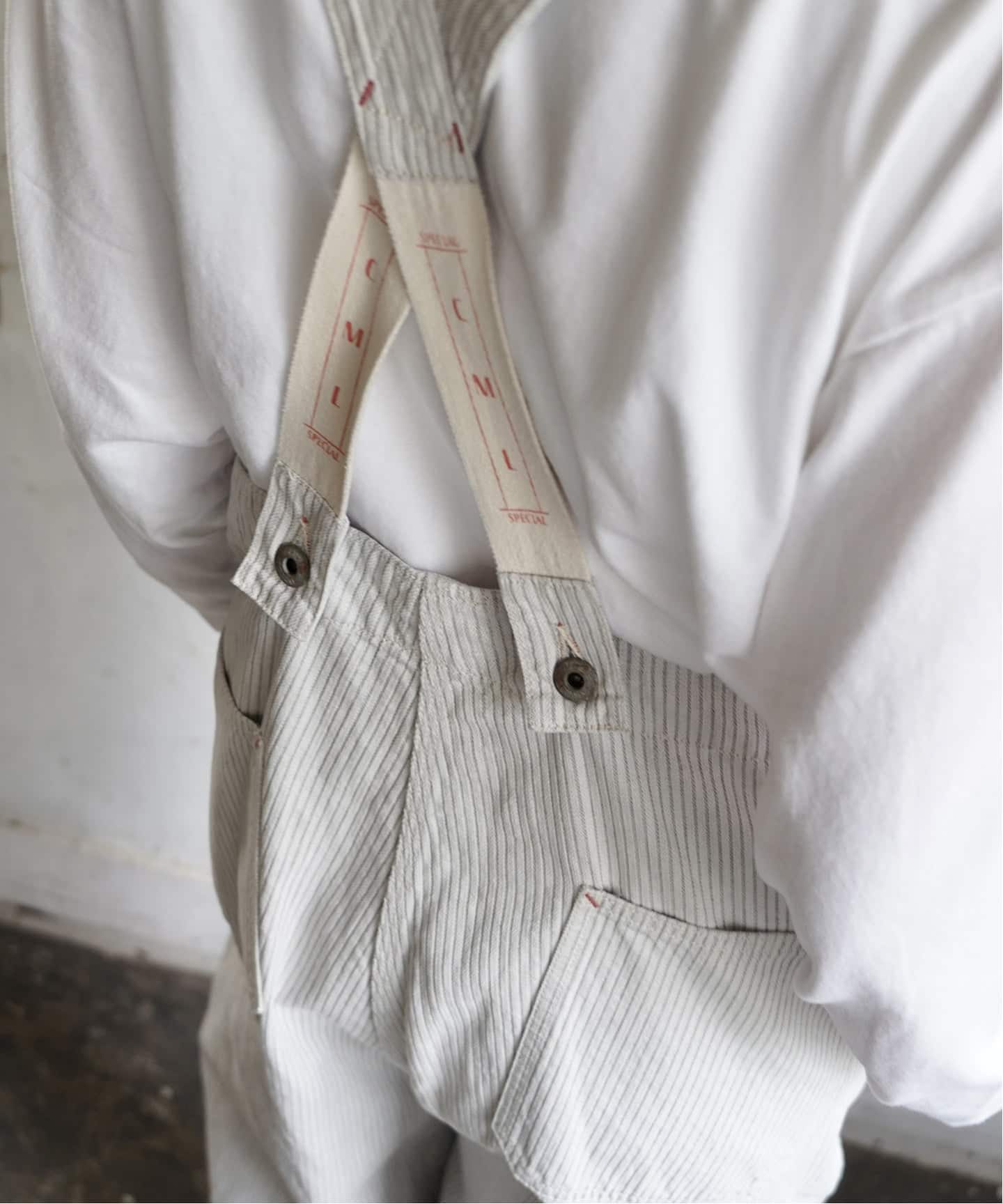 chimala】UNISEX JACQUARD OVERALL（サロペット／オーバーオール