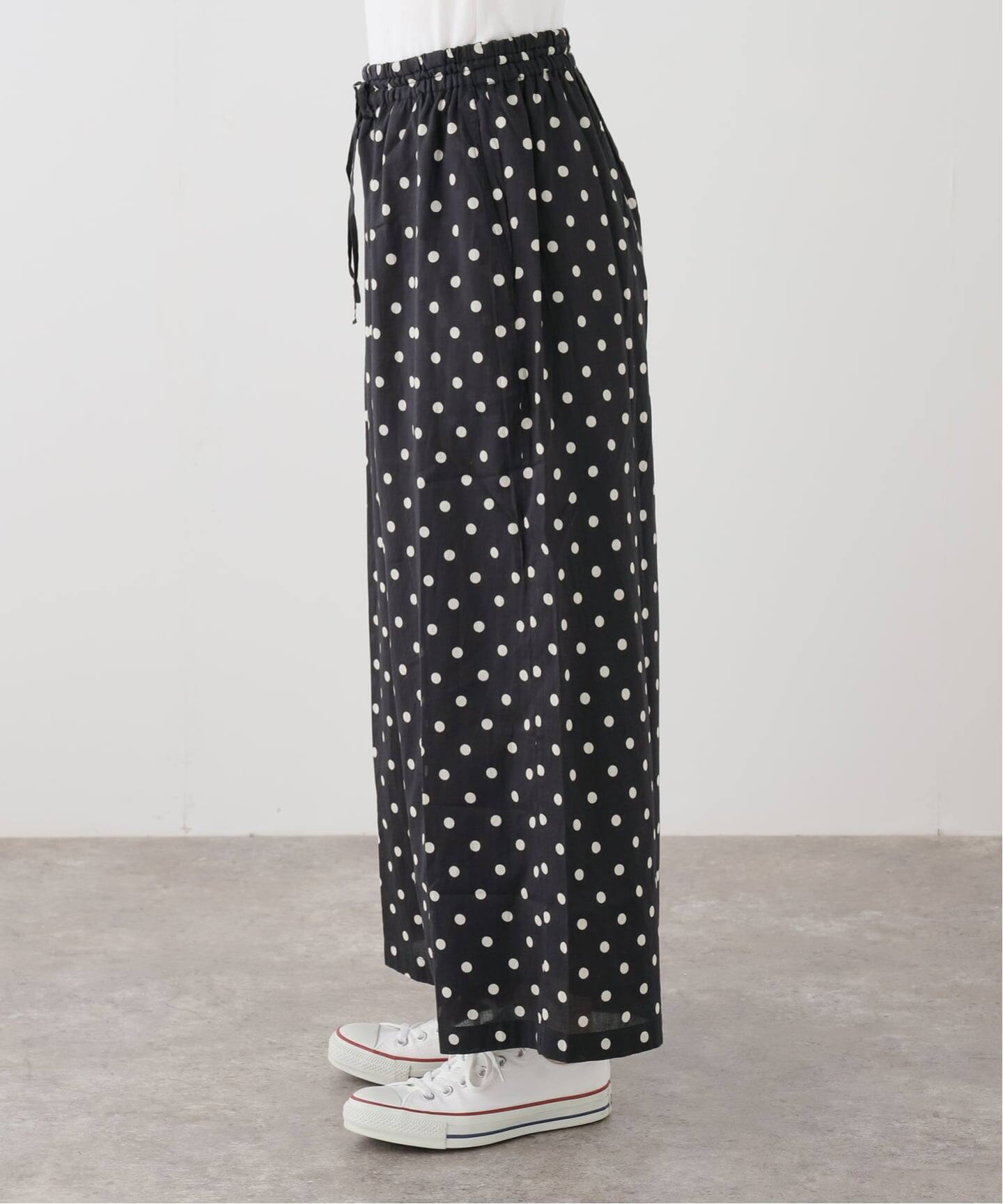 ジャーナルスタンダードラックス | SOIL（ソイル） ドットオールインワン SOIL】 80s COTTON VOILE DOT PRINT WIDE EAS（その他パンツ