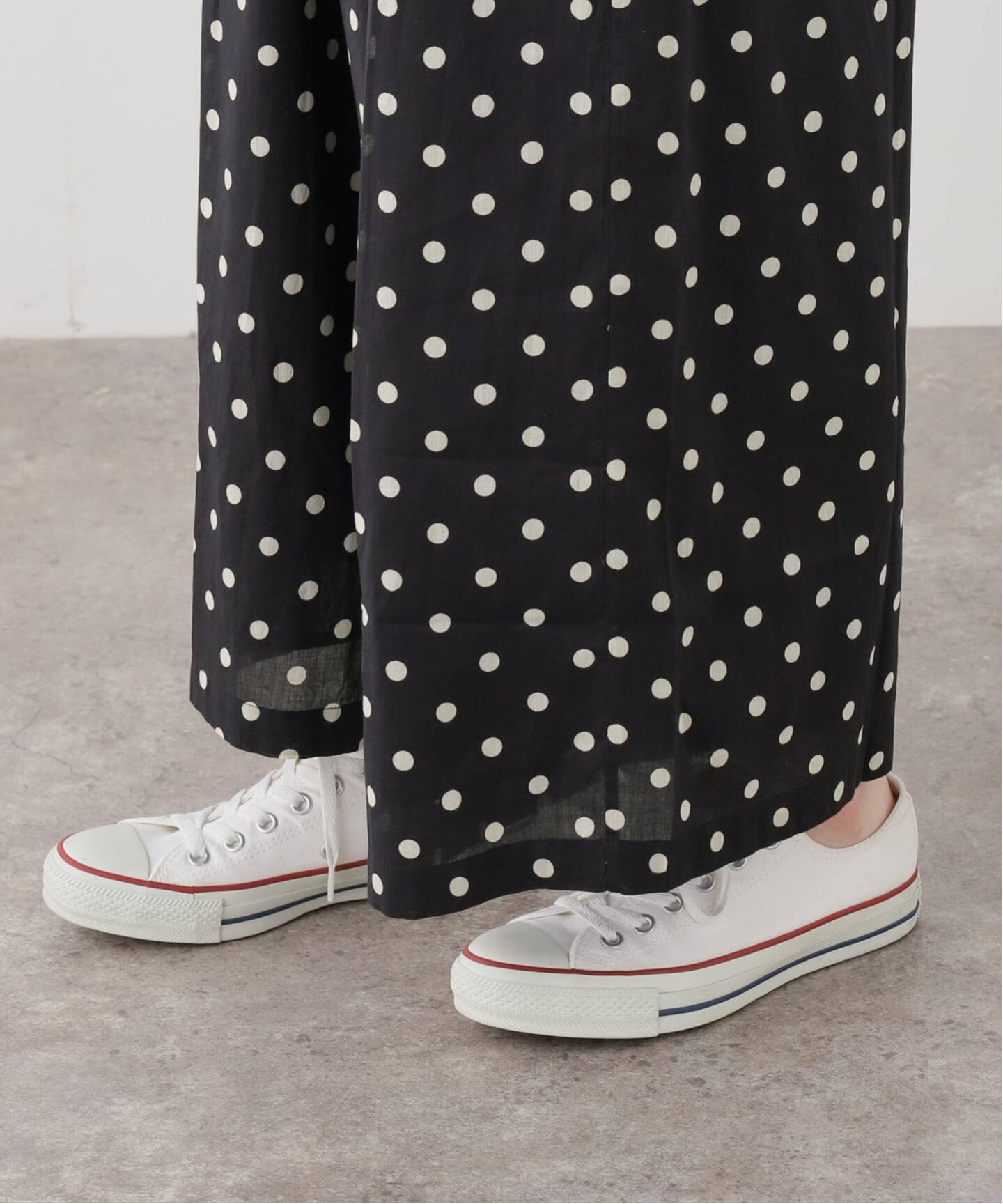 ジャーナルスタンダードラックス | SOIL（ソイル） ドットオールインワン SOIL】 80s COTTON VOILE DOT PRINT WIDE EAS（その他パンツ