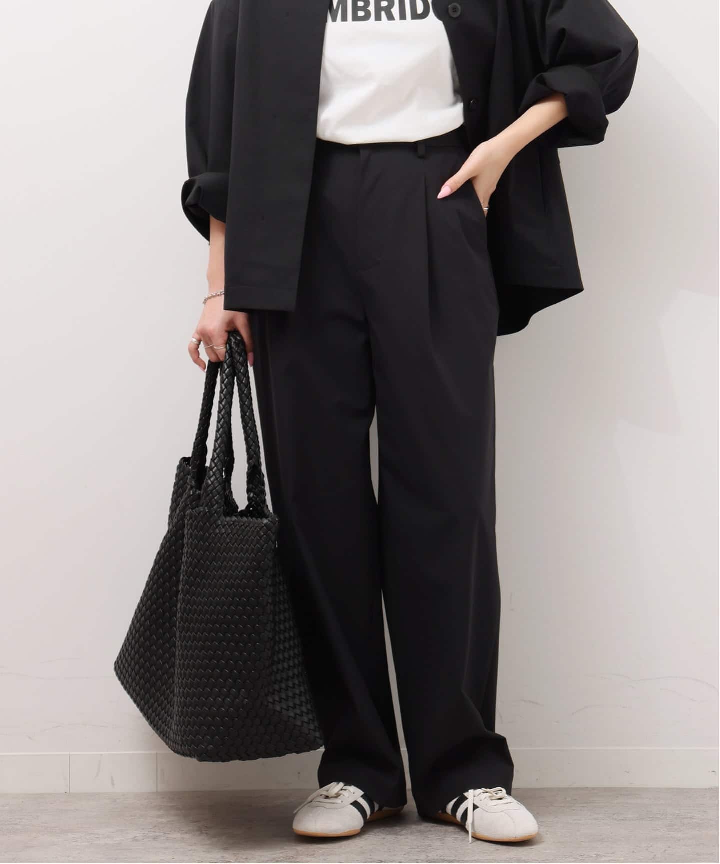 追加》［UVカット / 撥水］【SPENSIERATO】ストレートパンツ