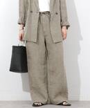 《予約》ベルギーリネンワイドイージーパンツ