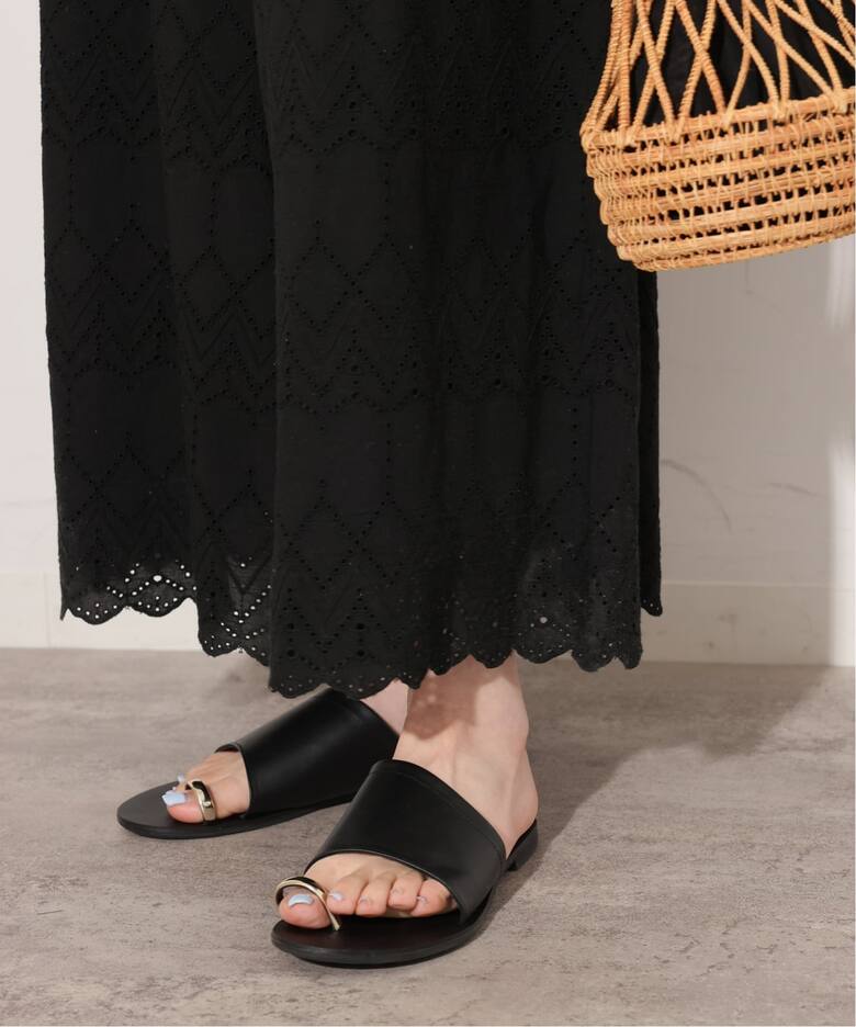 コットンカットワーク刺繍オールインワン（つなぎ／オールインワン 