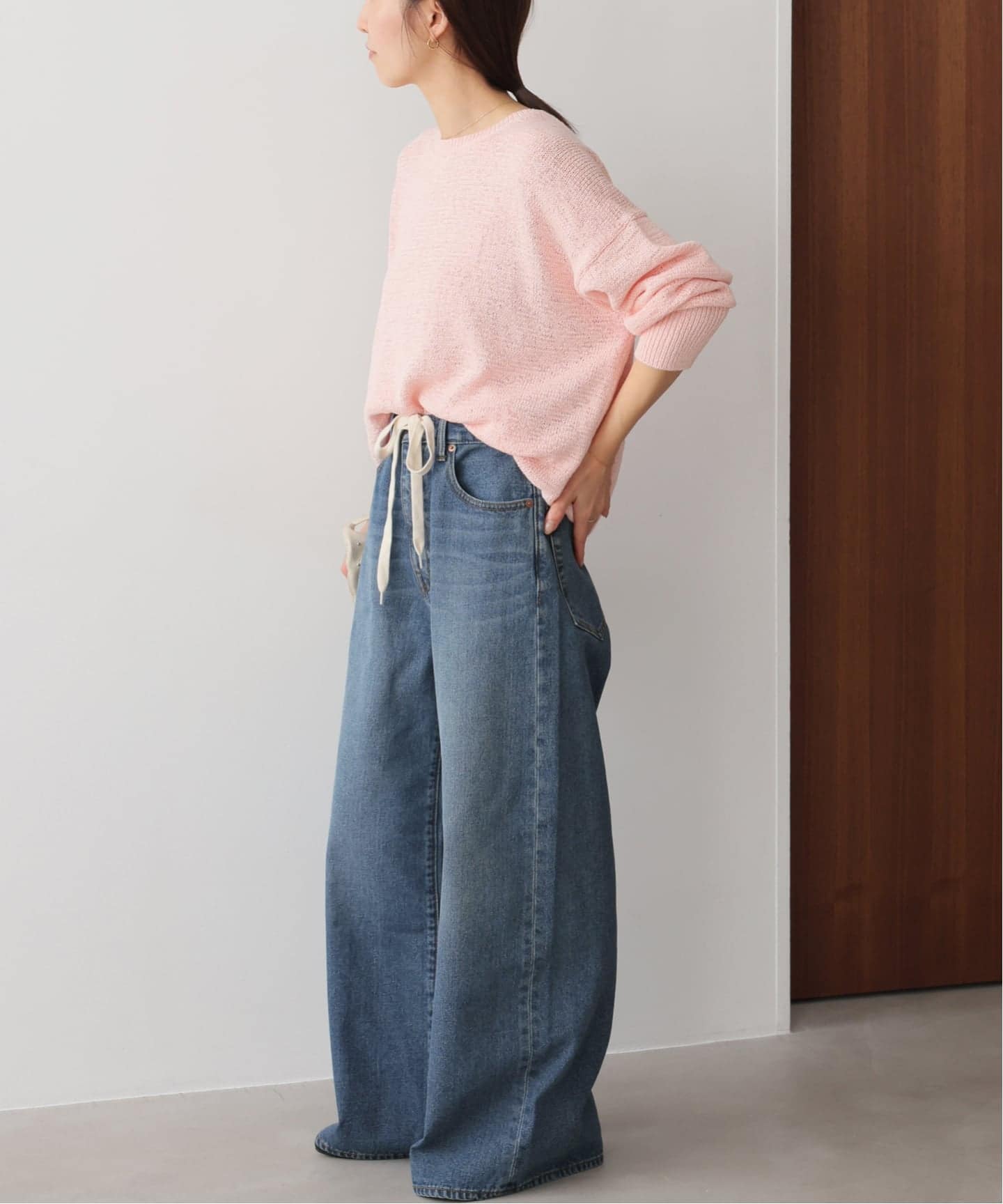 ドローストリングワイドデニム（デニムパンツ・ジーンズ）｜JOURNAL