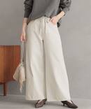 《予約》ドローストリングワイドデニム