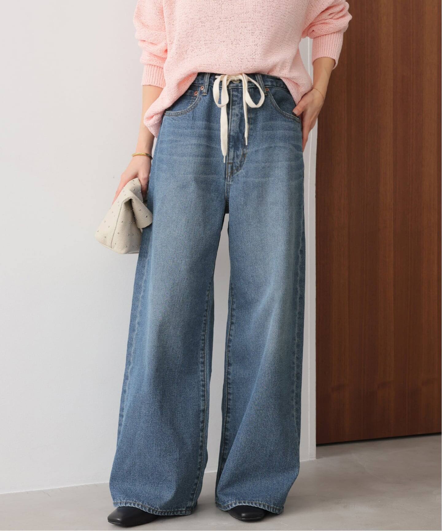 ドローストリングワイドデニム（デニムパンツ・ジーンズ）｜JOURNAL 