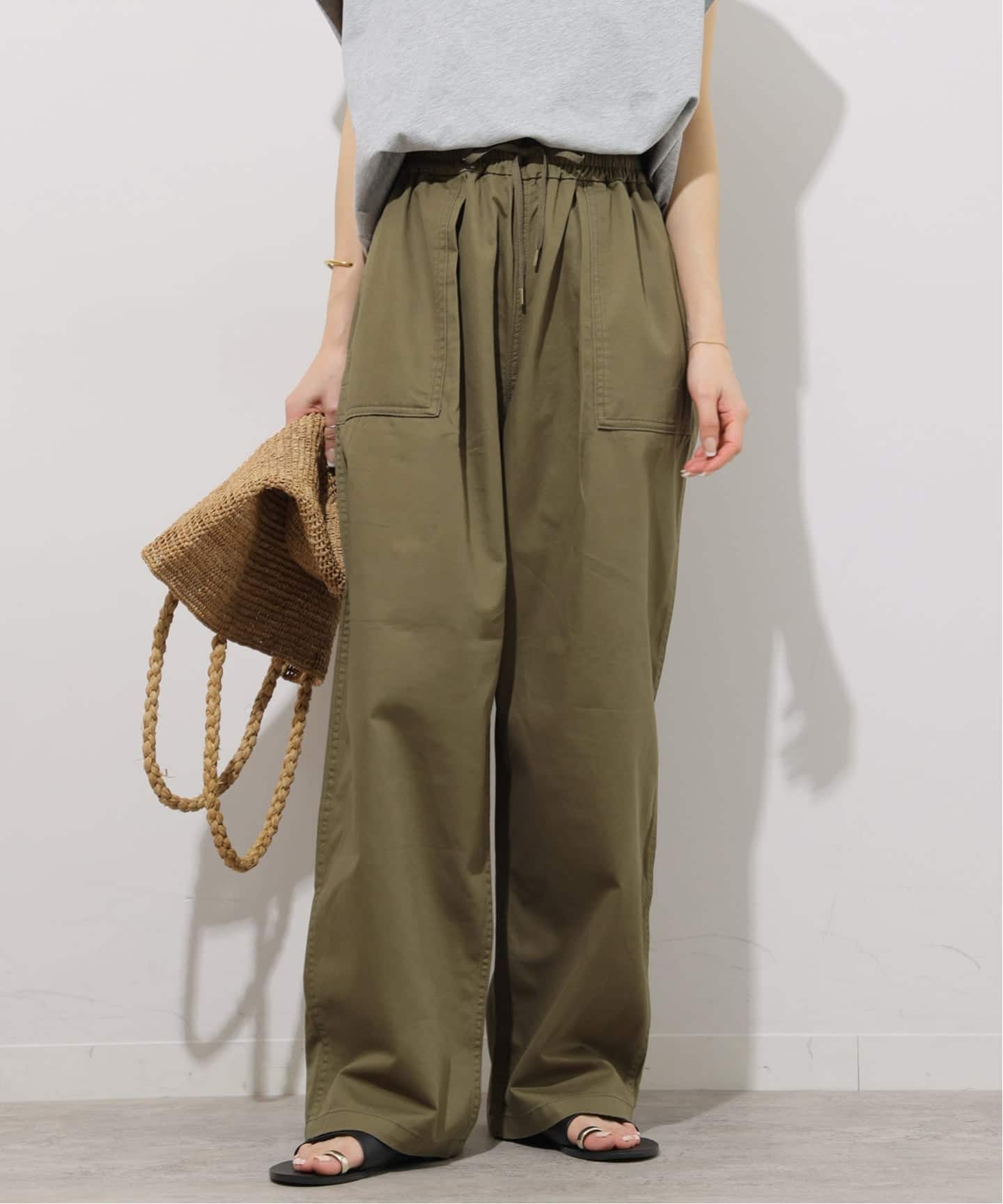ギャザーワイドベイカー（カーゴパンツ）｜JOURNAL STANDARD relume