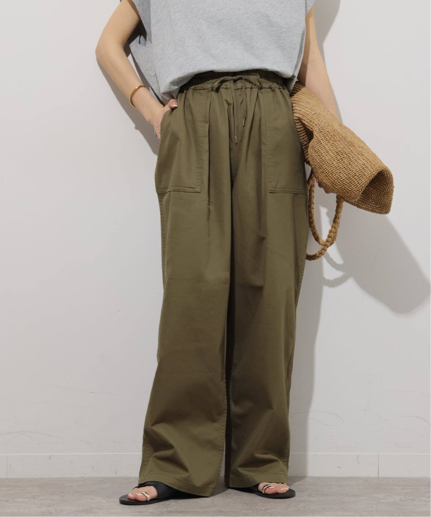 ギャザーワイドベイカー（カーゴパンツ）｜JOURNAL STANDARD relume