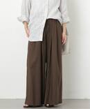 《追加 / 新色》リネンコットンワイドギャザーパンツ
