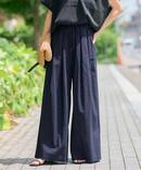 《追加 / 新色》リネンコットンワイドギャザーパンツ