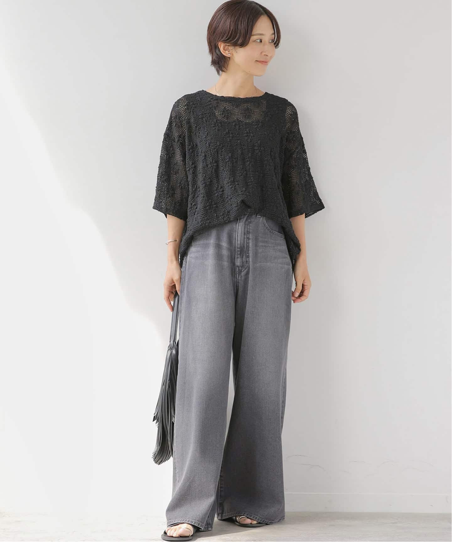 cocoaJOURNALSTANDARDrelumeコットンツイル 予約》コットンツイルワイドパンツ（デニムパンツ・ジーンズ