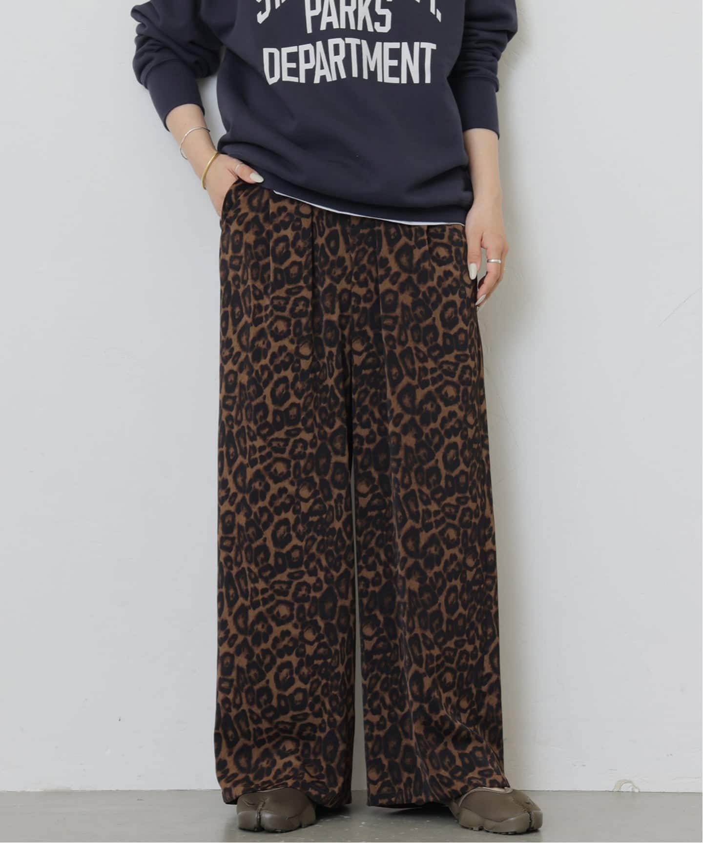 journal standard luxe レオパードプリントフードブルゾン 予約》レオパードプリントパンツ（その他パンツ）｜JOURNAL STANDARD