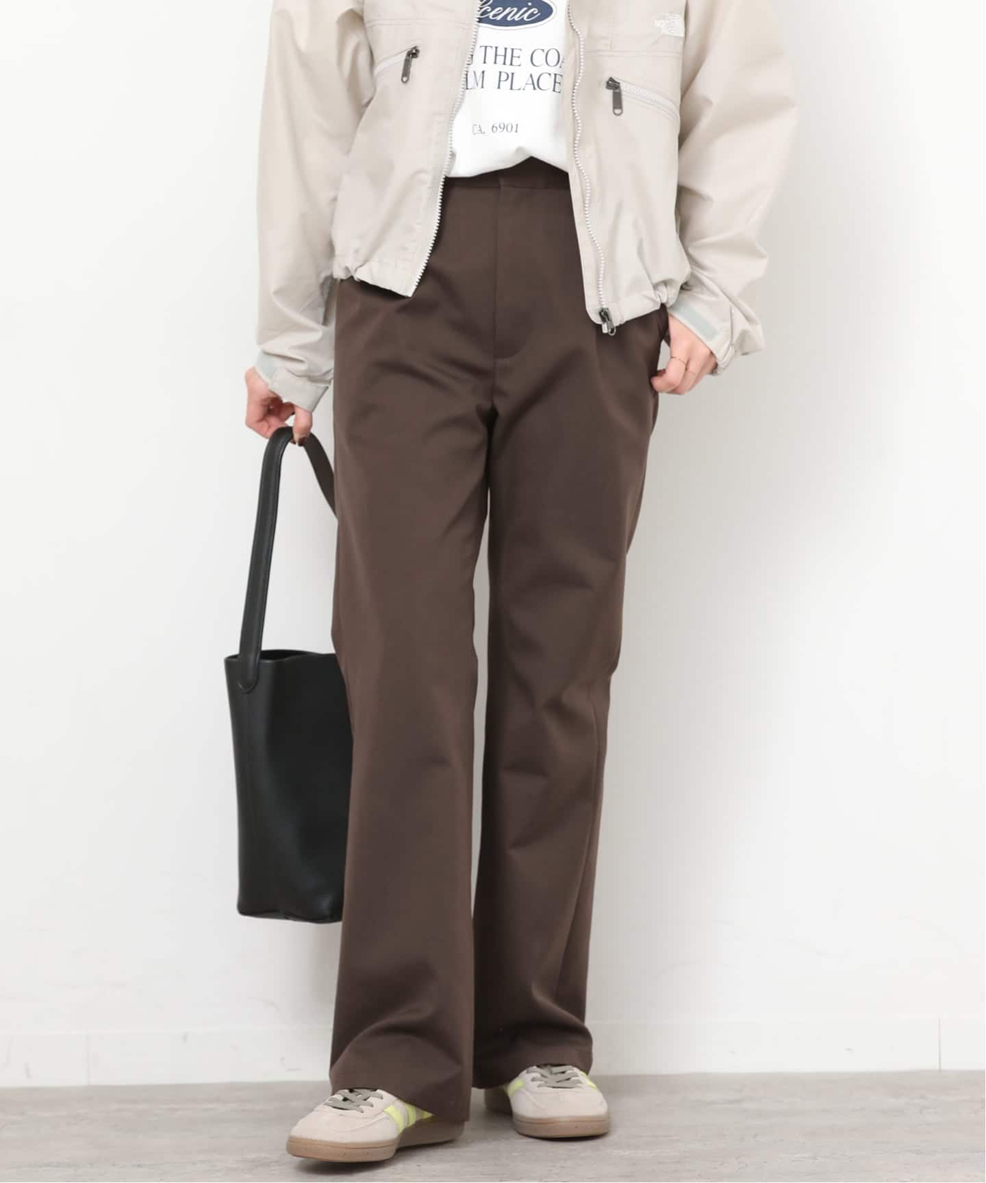 26SS新作］ストレッチツイルフレアパンツ（スラックス）｜JOURNAL