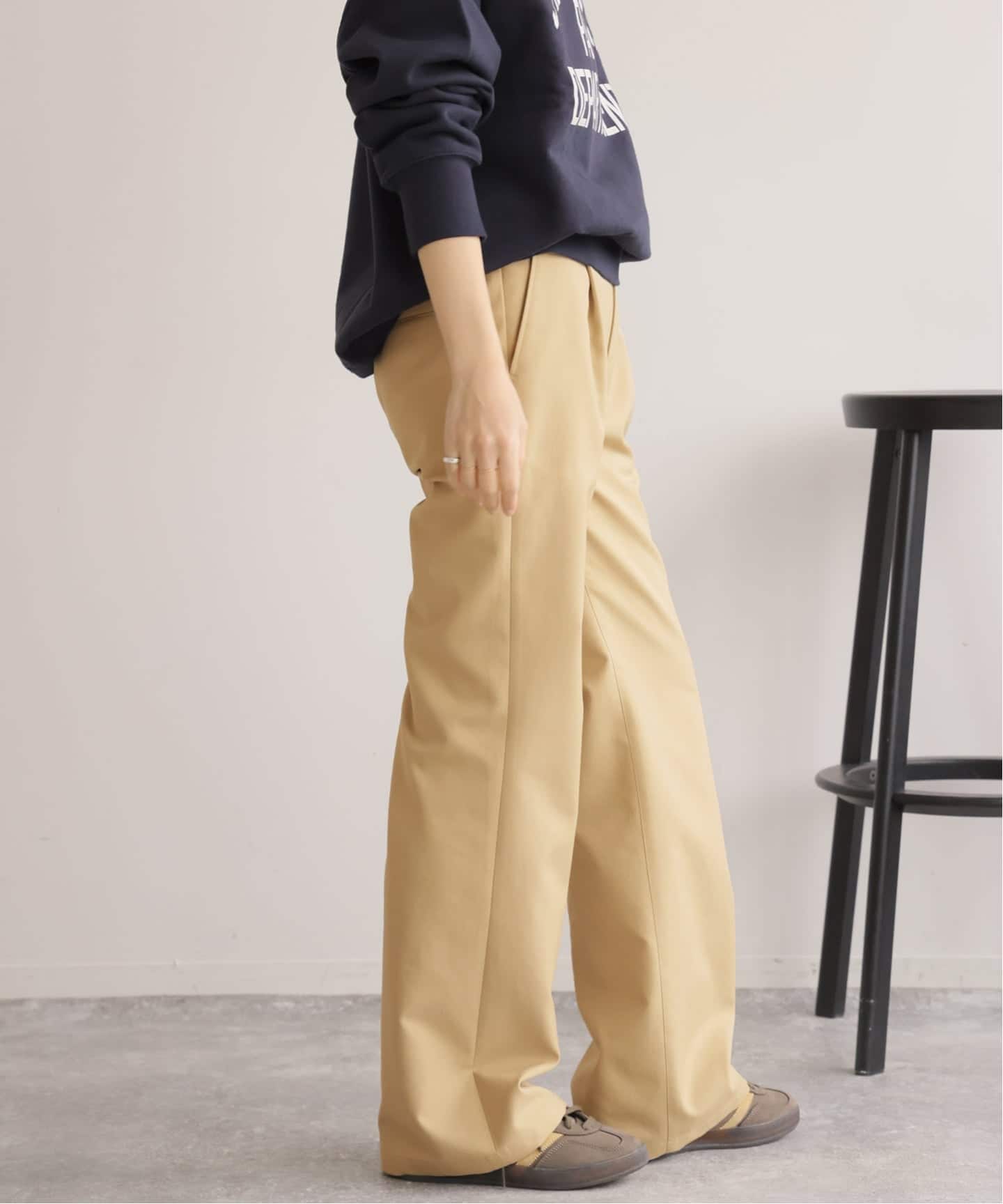 26SS新作］ストレッチツイルフレアパンツ（スラックス）｜JOURNAL