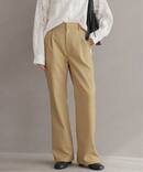 《予約》［26SS新作］ストレッチツイルフレアパンツ