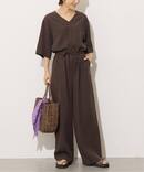 《予約》［26SS新作］Vネックオールインワン