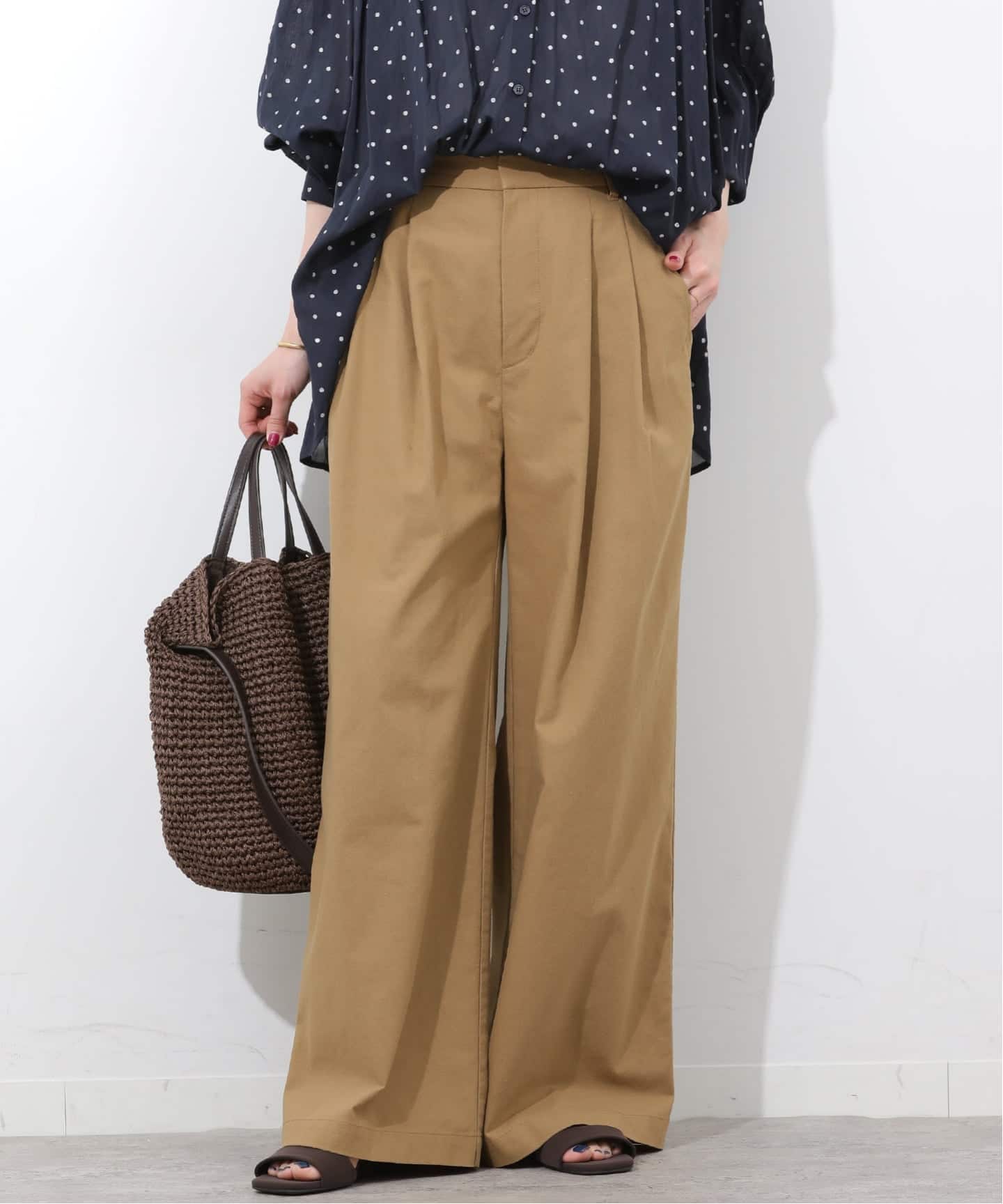 リネンミックス2タックパンツ（その他パンツ）｜JOURNAL STANDARD