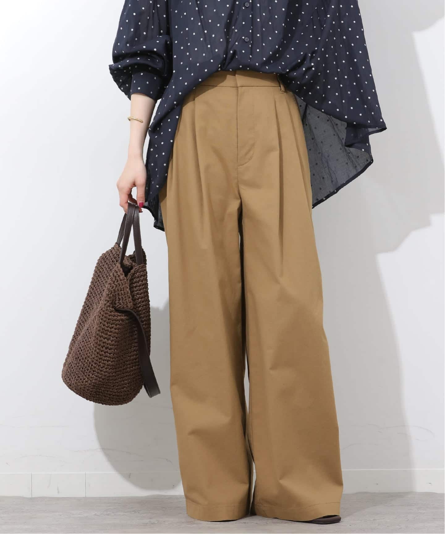 リネンミックス2タックパンツ（その他パンツ）｜JOURNAL STANDARD