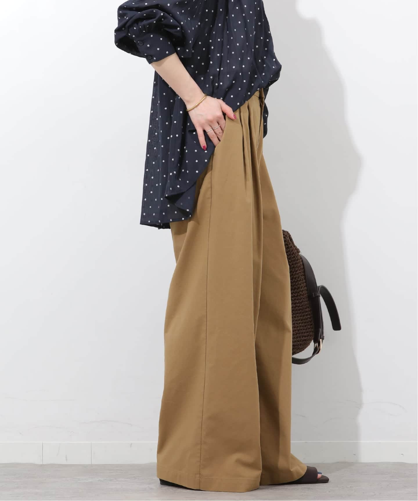 リネンミックス2タックパンツ（その他パンツ）｜JOURNAL STANDARD
