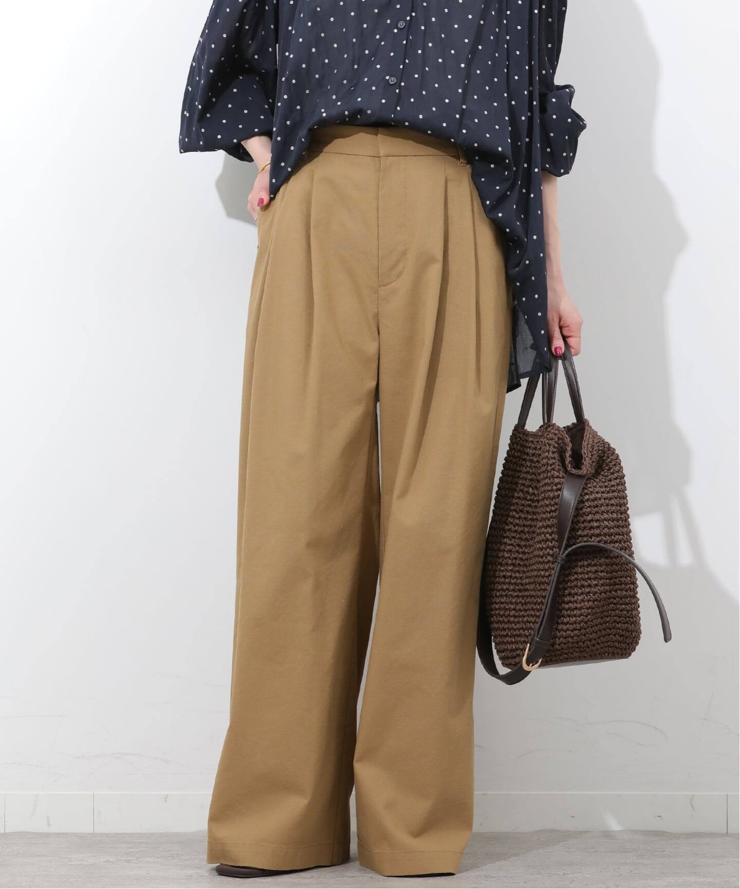 リネンミックス2タックパンツ（その他パンツ）｜JOURNAL STANDARD 