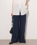 《一部WEB限定追加 / 新色 / 新サイズ》麻スリットイージーパンツ