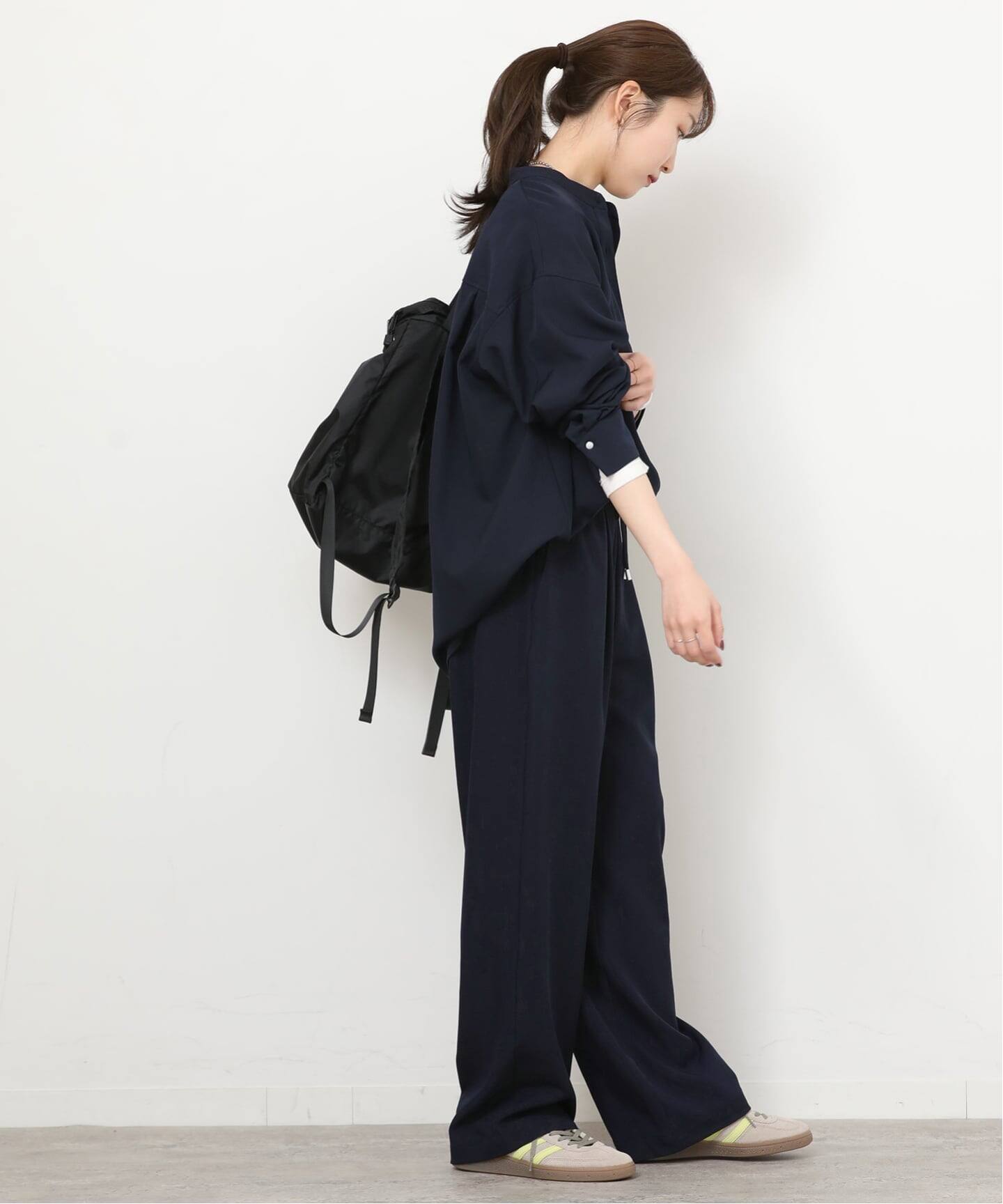 一部WEB限定》［2点セット］メランジツイルセットアップ（つなぎ