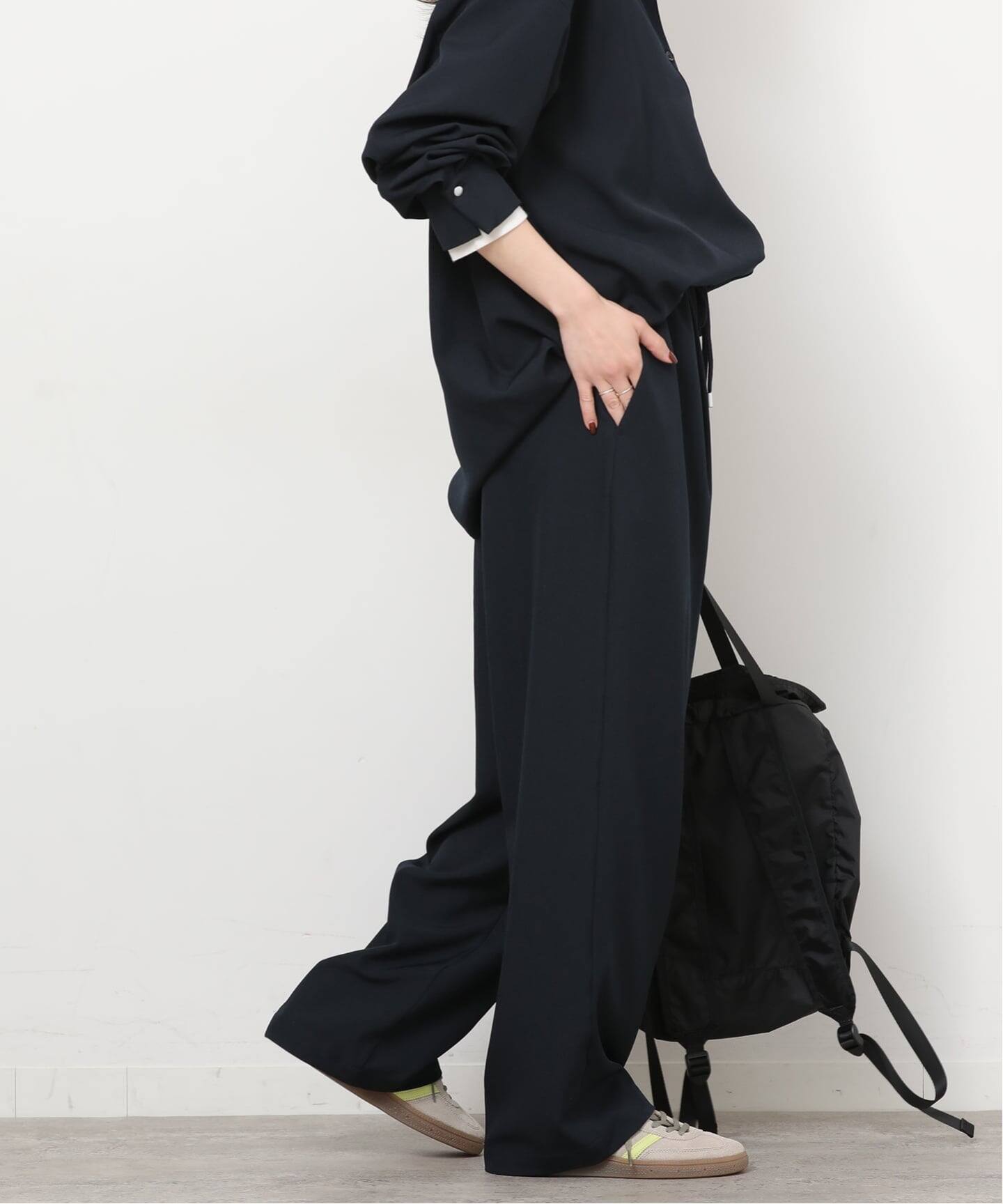 一部WEB限定》［2点セット］メランジツイルセットアップ（その他パンツ