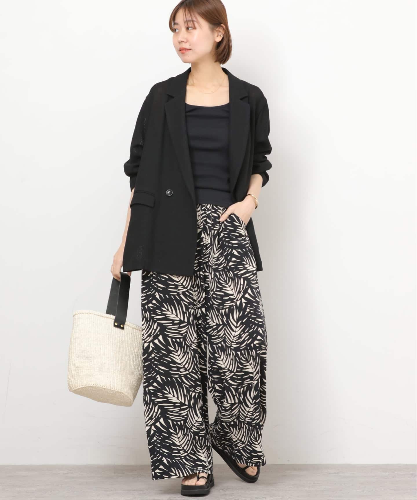 予約》【LUSANA/ルサナ】CICI PANTS：パンツ（スラックス）｜JOURNAL