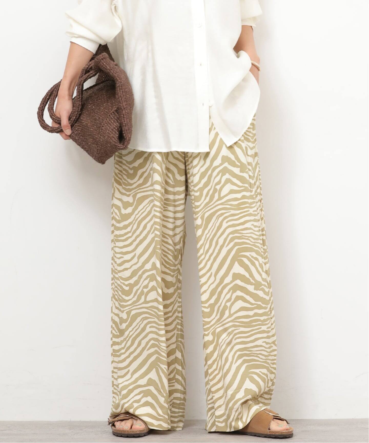 予約》【LUSANA/ルサナ】CICI PANTS：パンツ（スラックス）｜JOURNAL