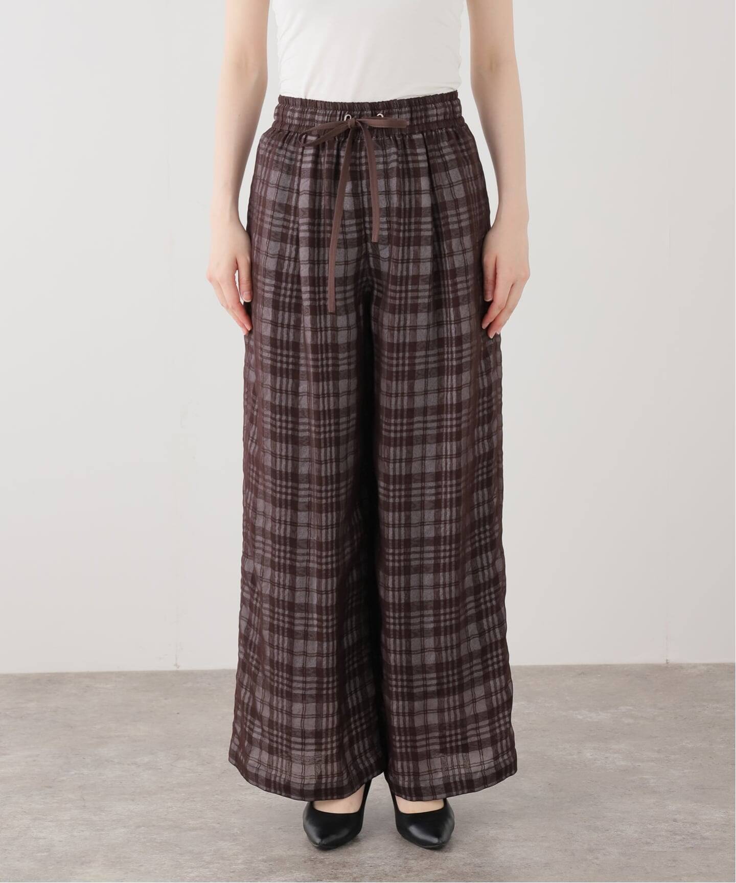 TODAYFUL/トゥデイフル】 Check Jacquard PT（スラックス）｜JOURNAL