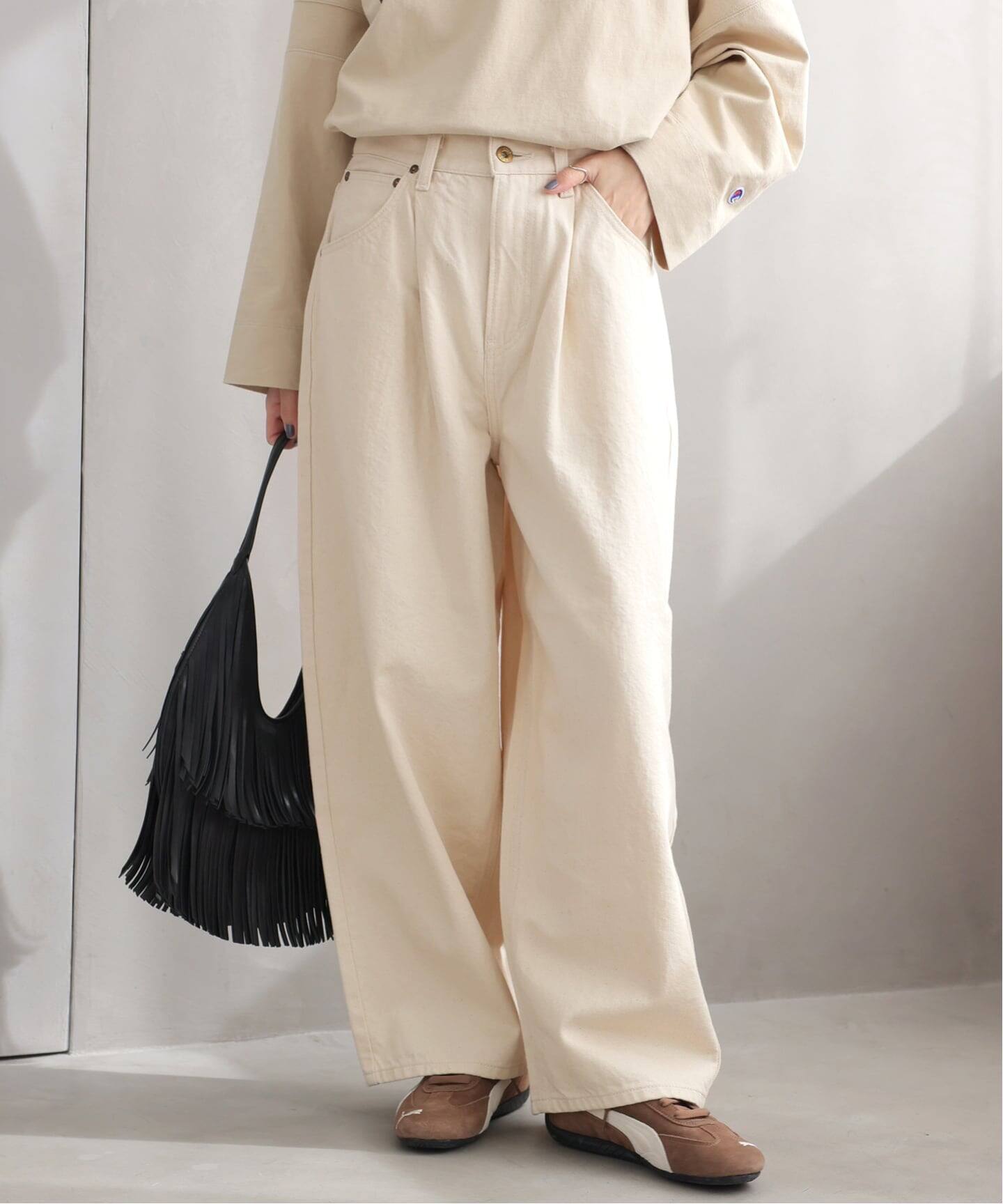 26SS新作］【Lee /リー】タックライダースパンツ（スラックス