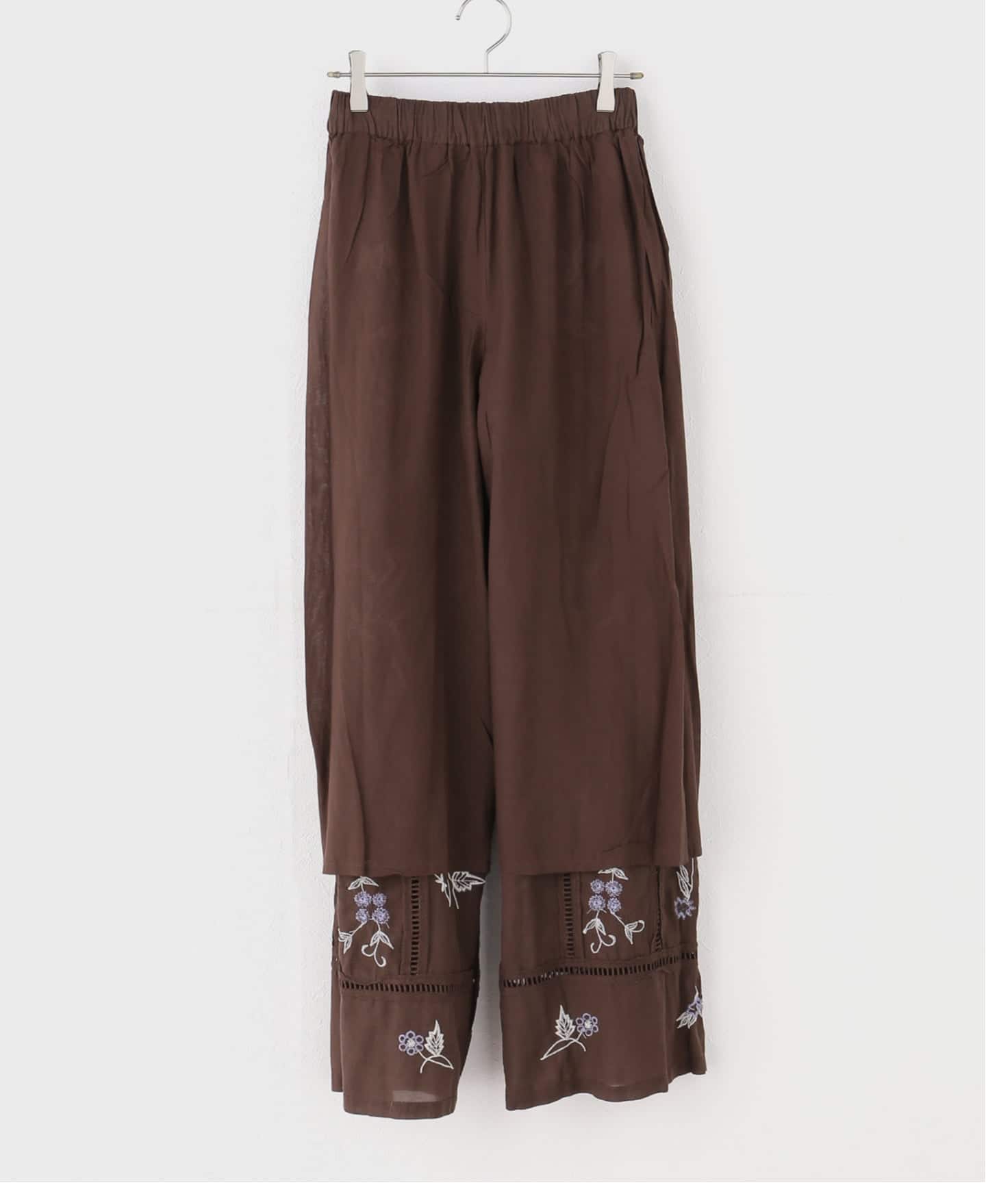 TODAYFUL/トゥデイフル】 Embroidery Patchwork PT（その他パンツ