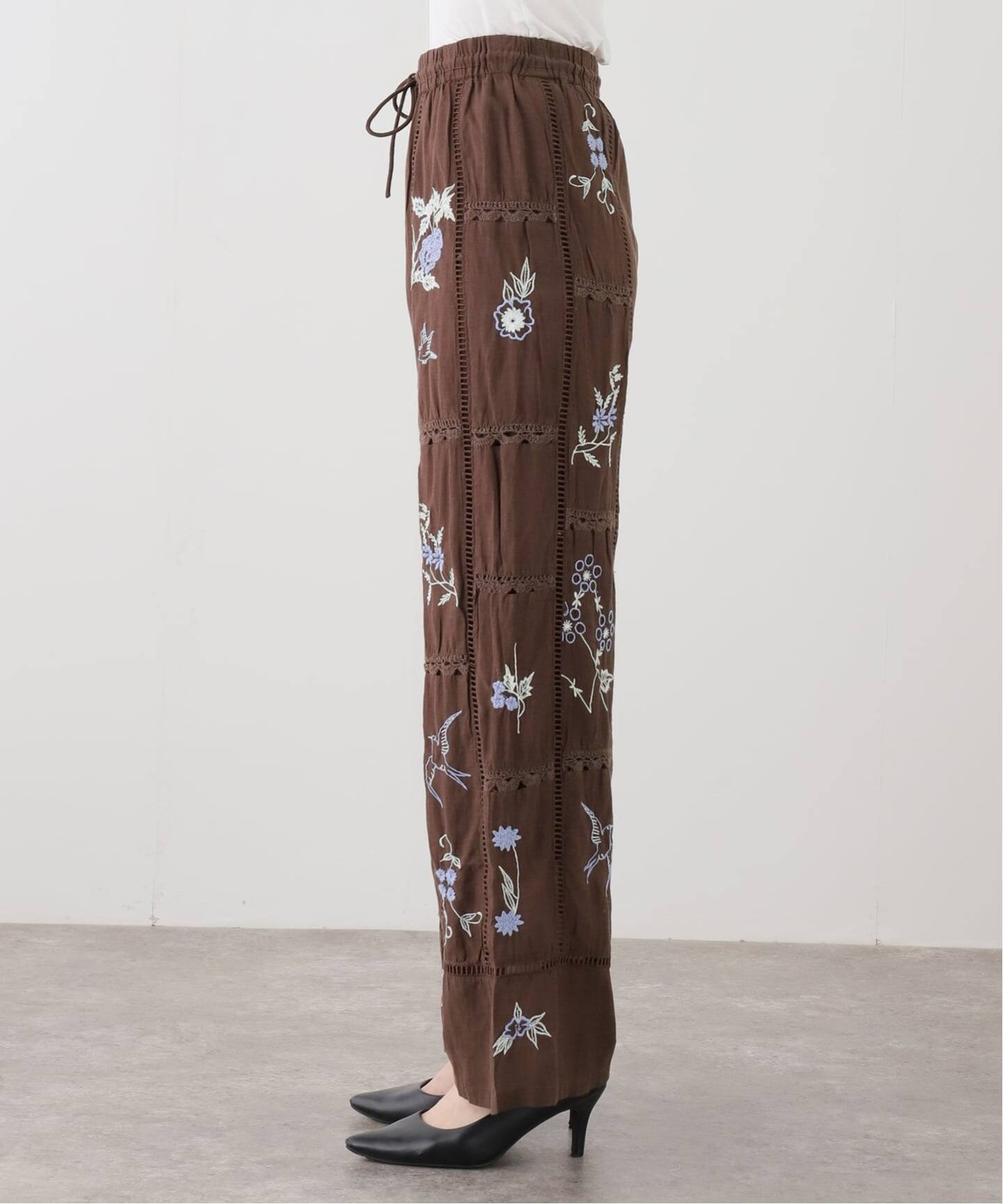 TODAYFUL/トゥデイフル】 Embroidery Patchwork PT（その他パンツ