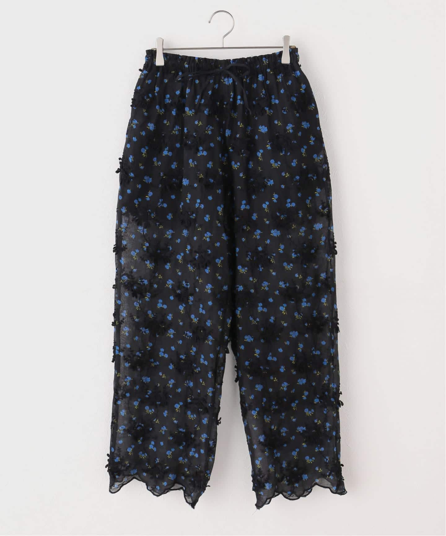 crinkle crinkle crinkle】 sheer flower easy pants（その他パンツ