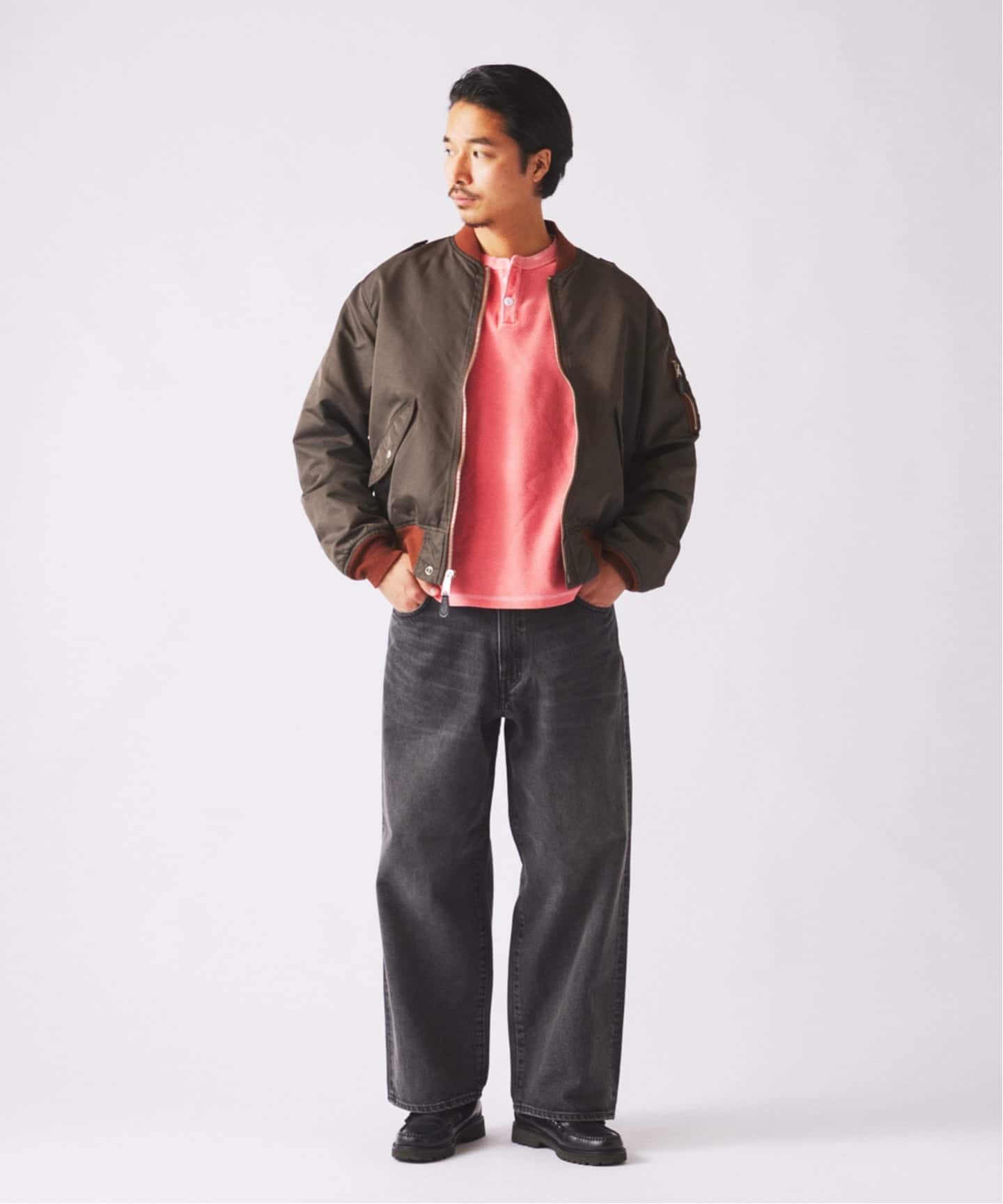 クラフトデニム 13.5oz ワイド ストレート デニム（デニムパンツ