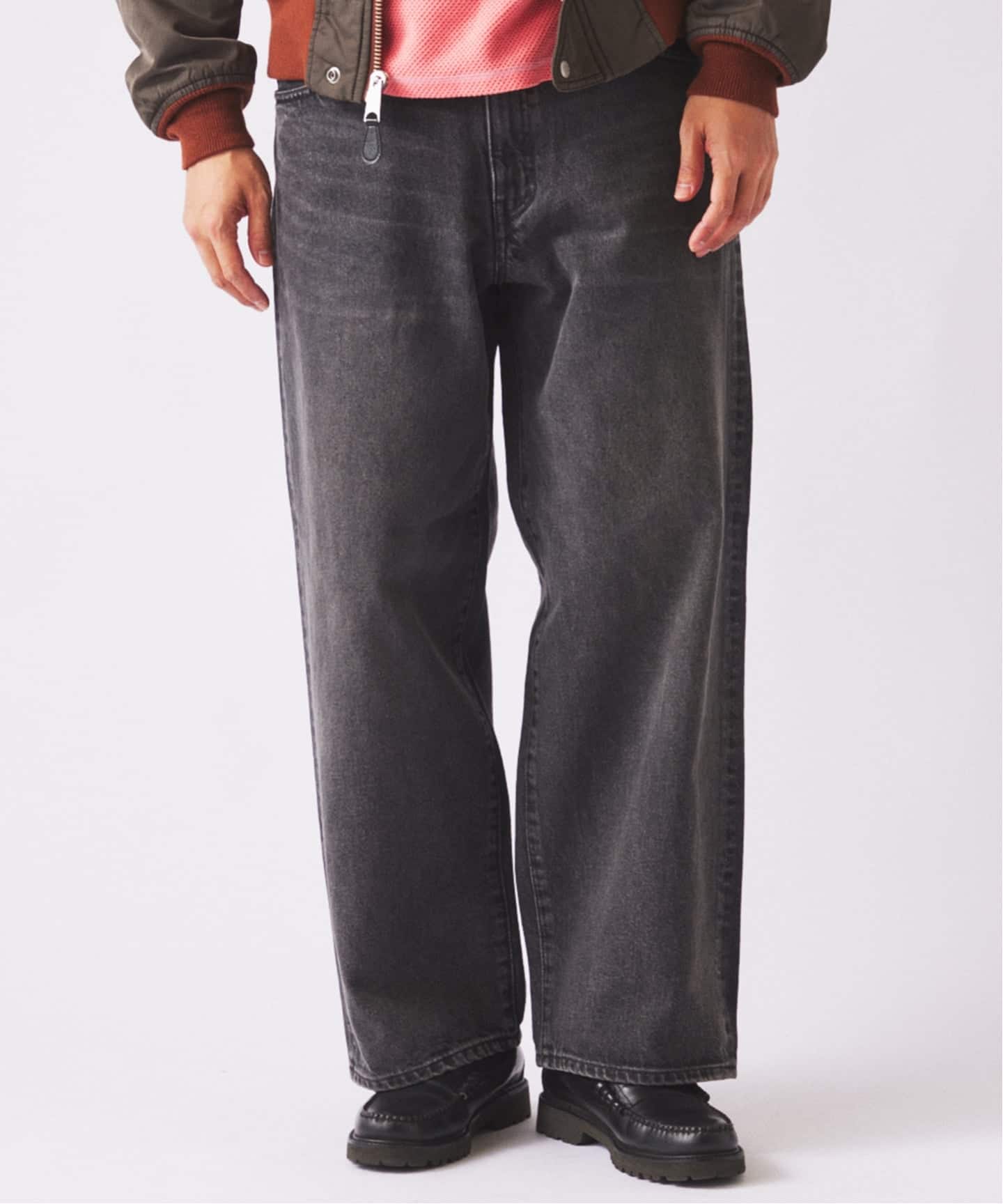クラフトデニム 13.5oz ワイド ストレート デニム（デニムパンツ