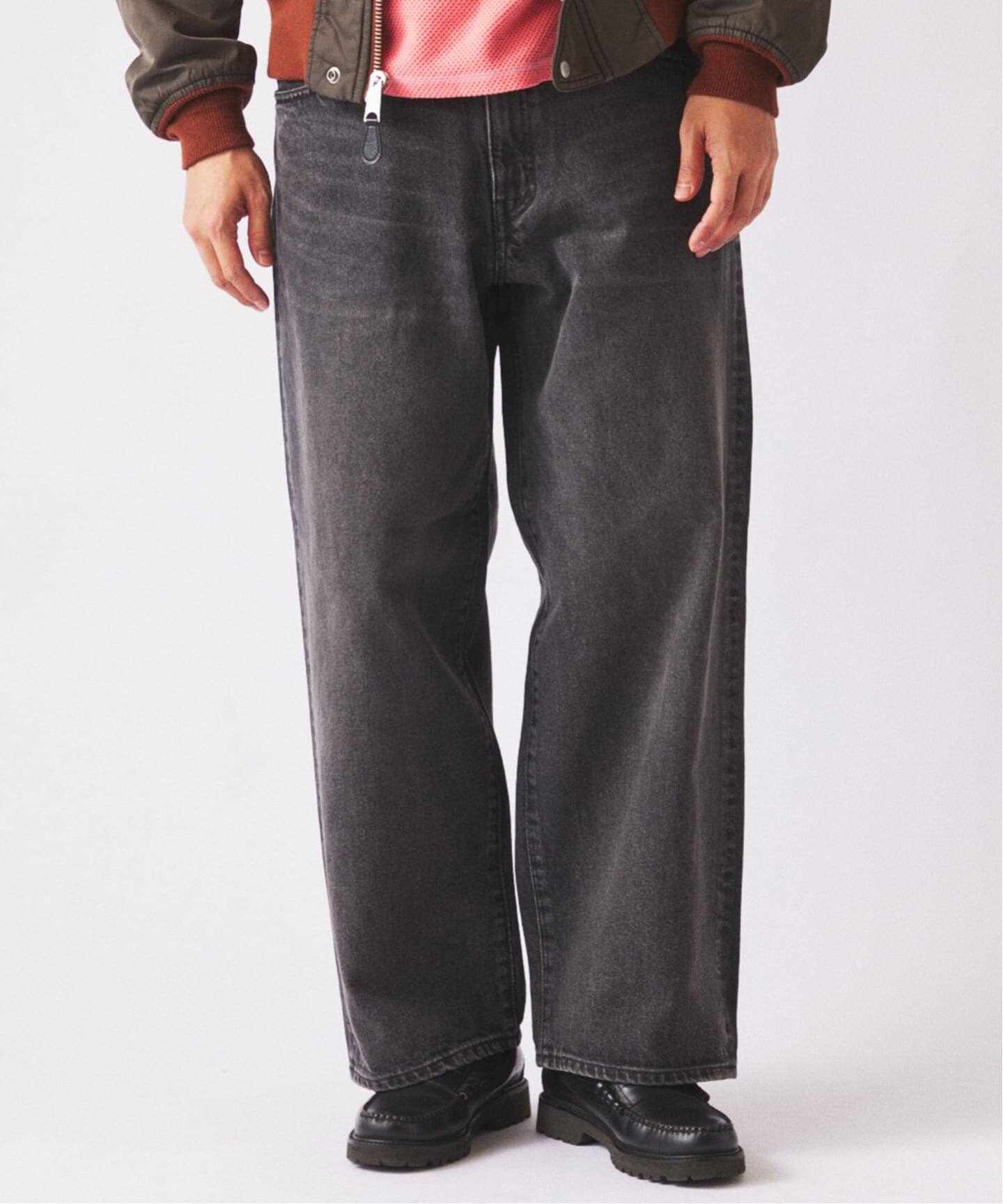 クラフトデニム 13.5oz ワイド ストレート デニム（デニムパンツ 