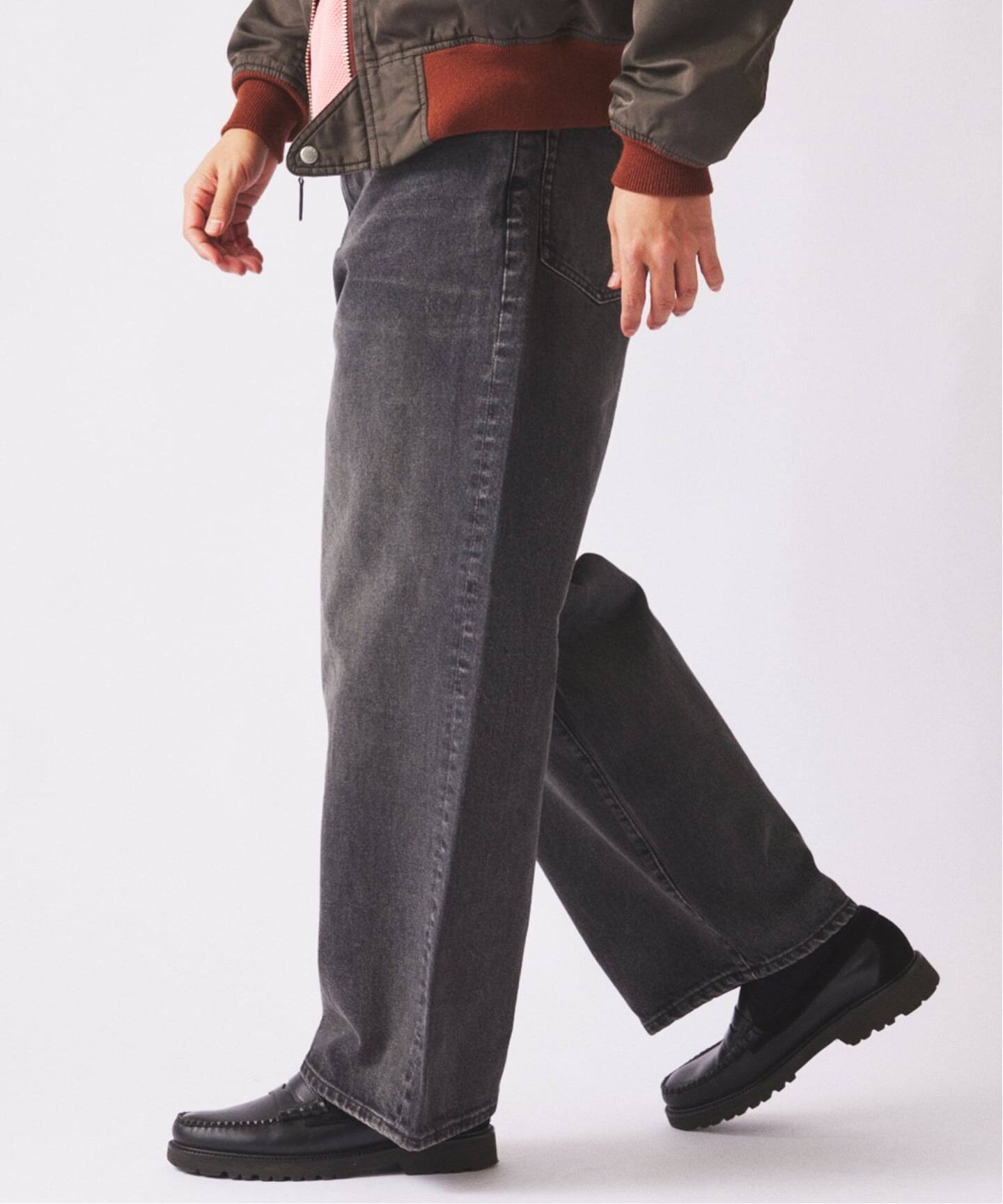 クラフトデニム 13.5oz ワイド ストレート デニム（デニムパンツ