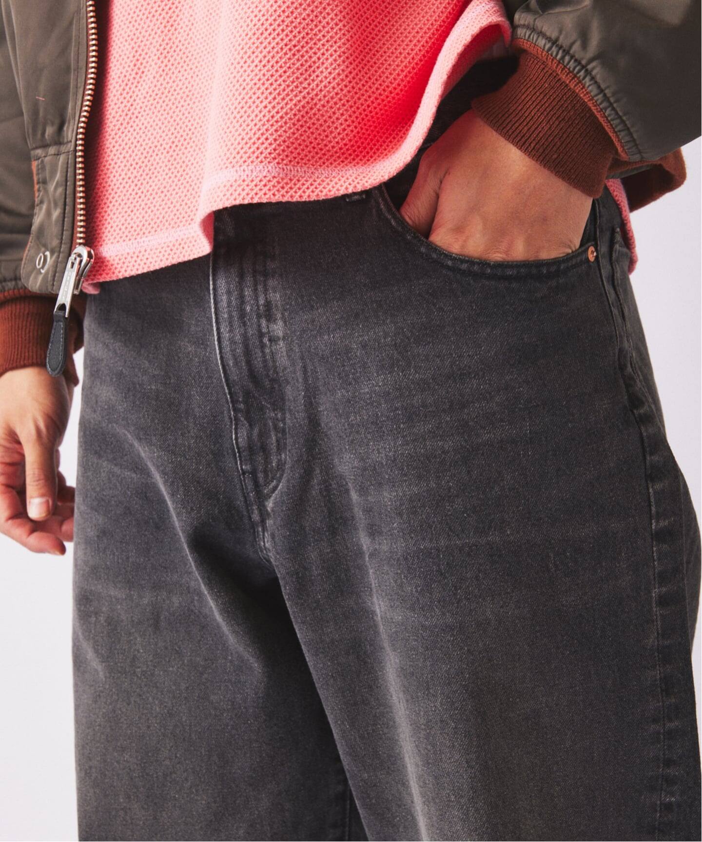 クラフトデニム 13.5oz ワイド ストレート デニム（デニムパンツ