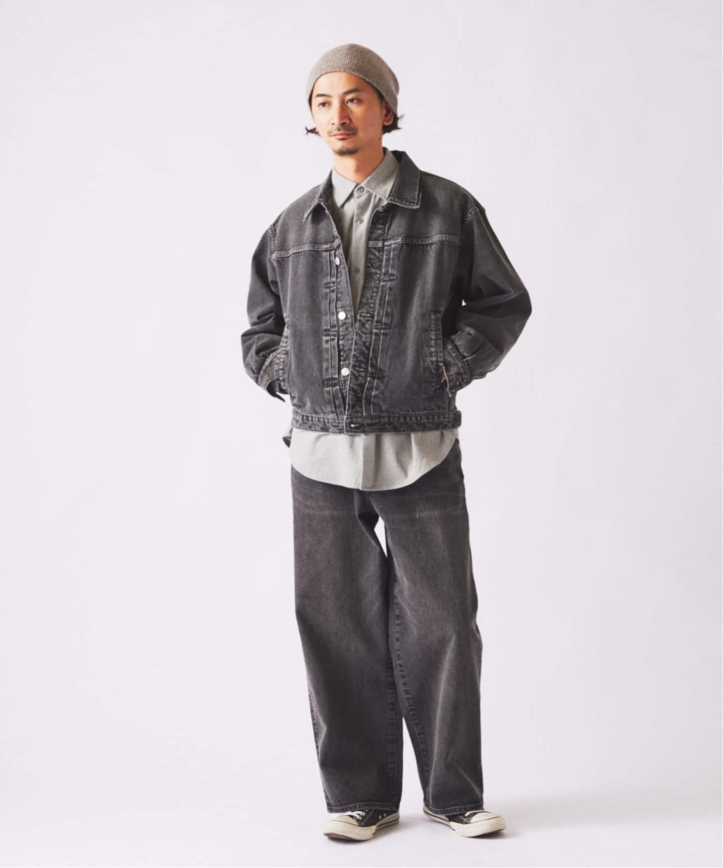 クラフトデニム 13.5oz ワイド ストレート デニム（デニムパンツ