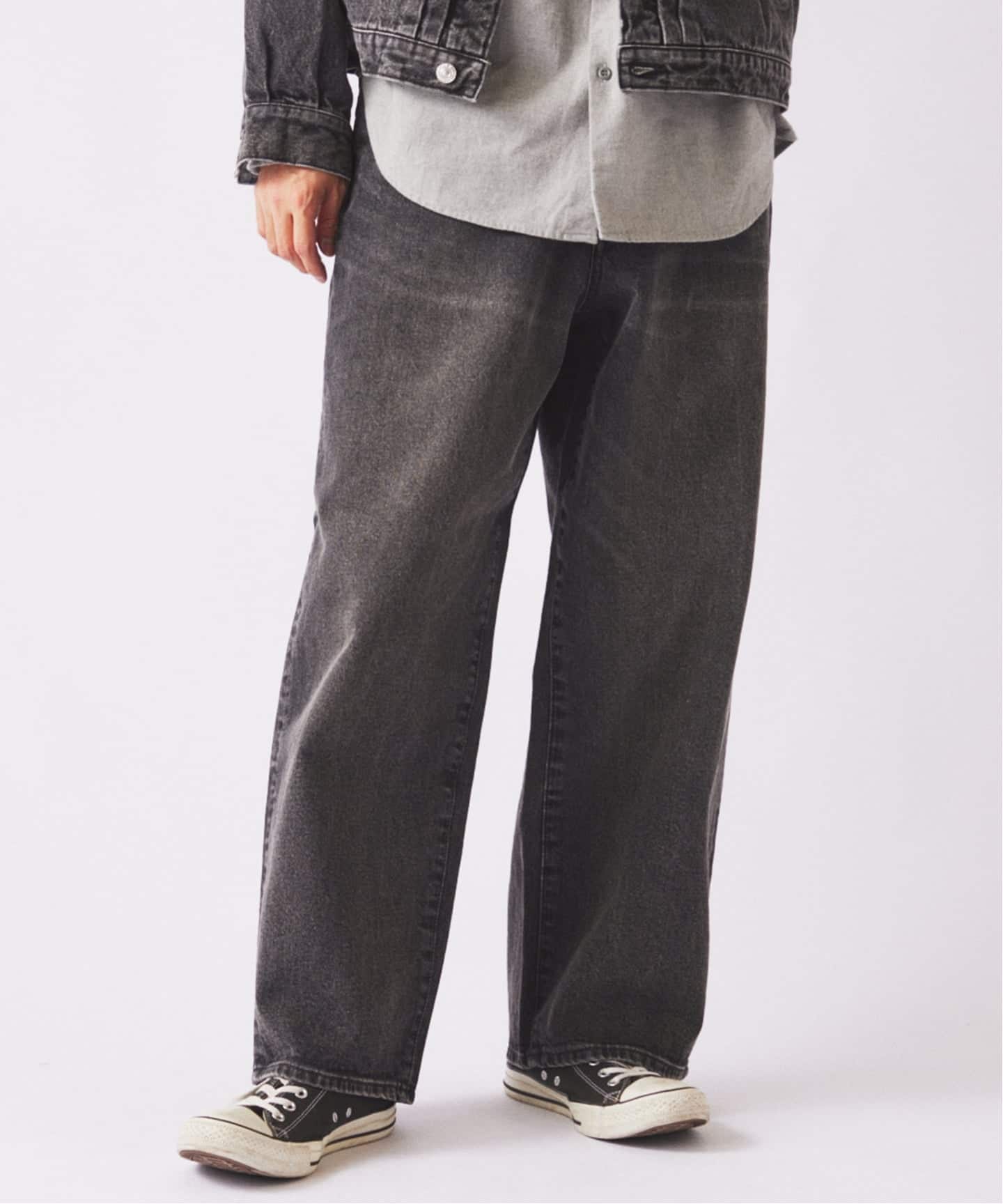 クラフトデニム 13.5oz ワイド ストレート デニム（デニムパンツ