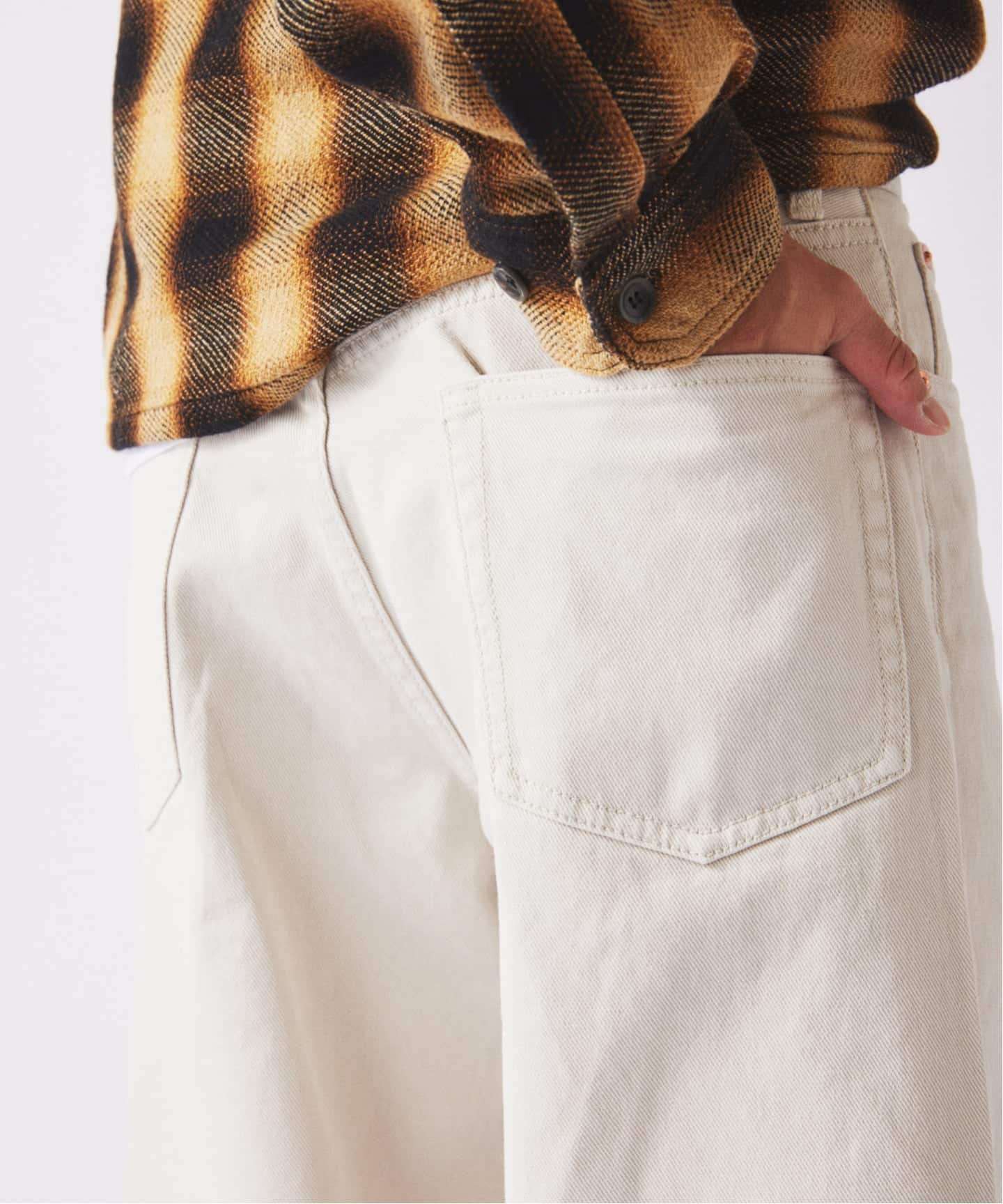 クラフトデニム 13.5oz ワイド ストレート デニム（デニムパンツ