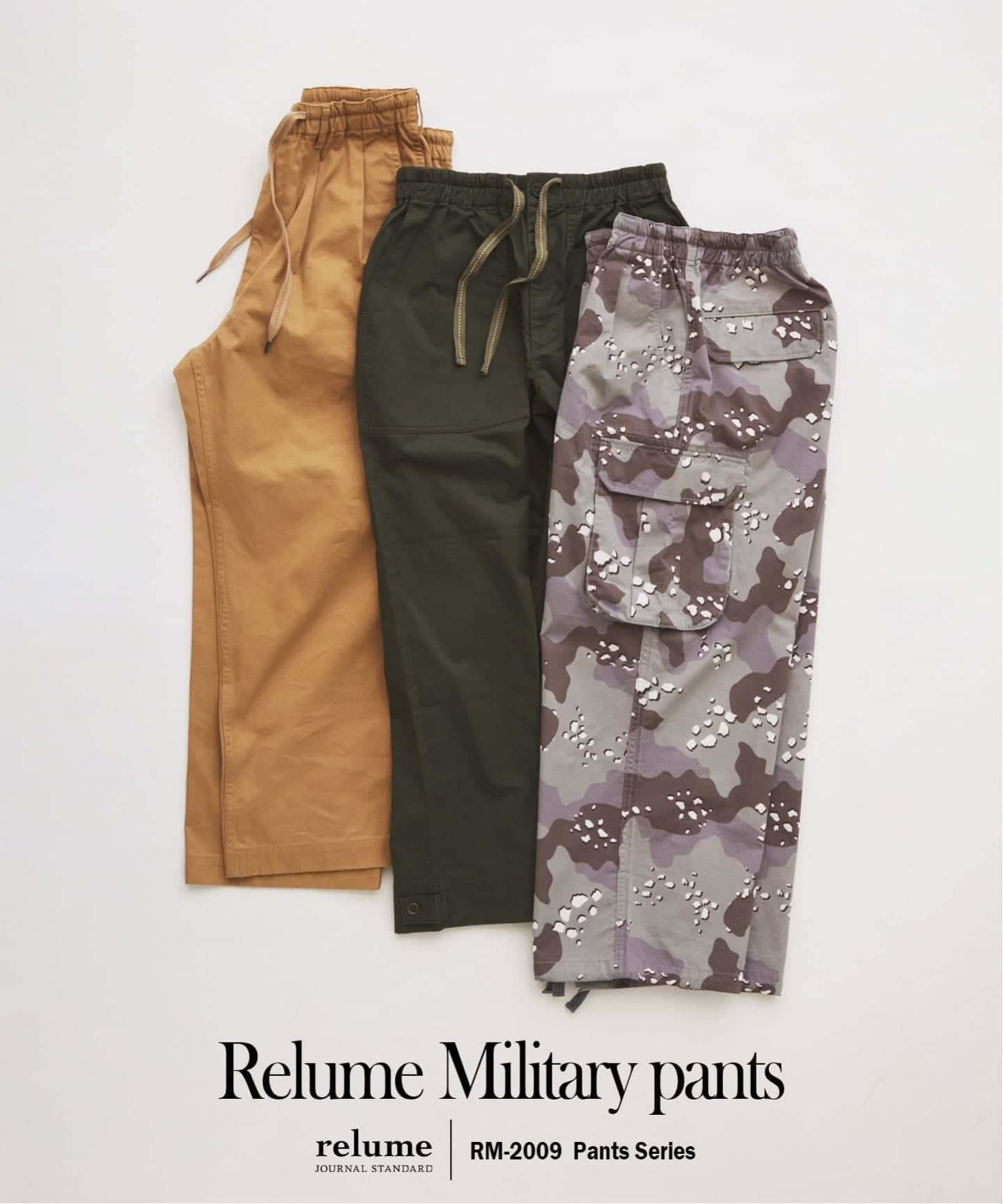 予約》”Relume” イージー ベイカーパンツ（その他パンツ）｜JOURNAL