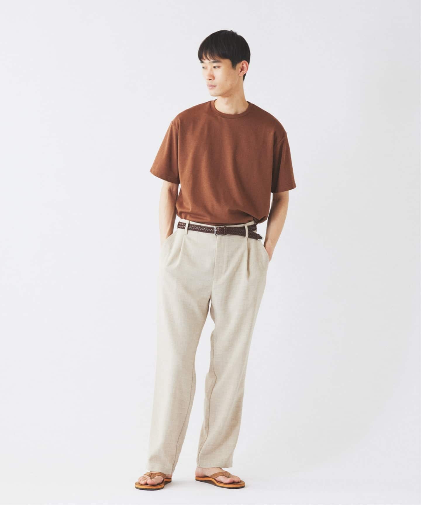 新品未使用　アダムキメル　キャンバス素材　ダックパンツ テックキャンバス オーバル イージーパンツ(セットアップ対応可能
