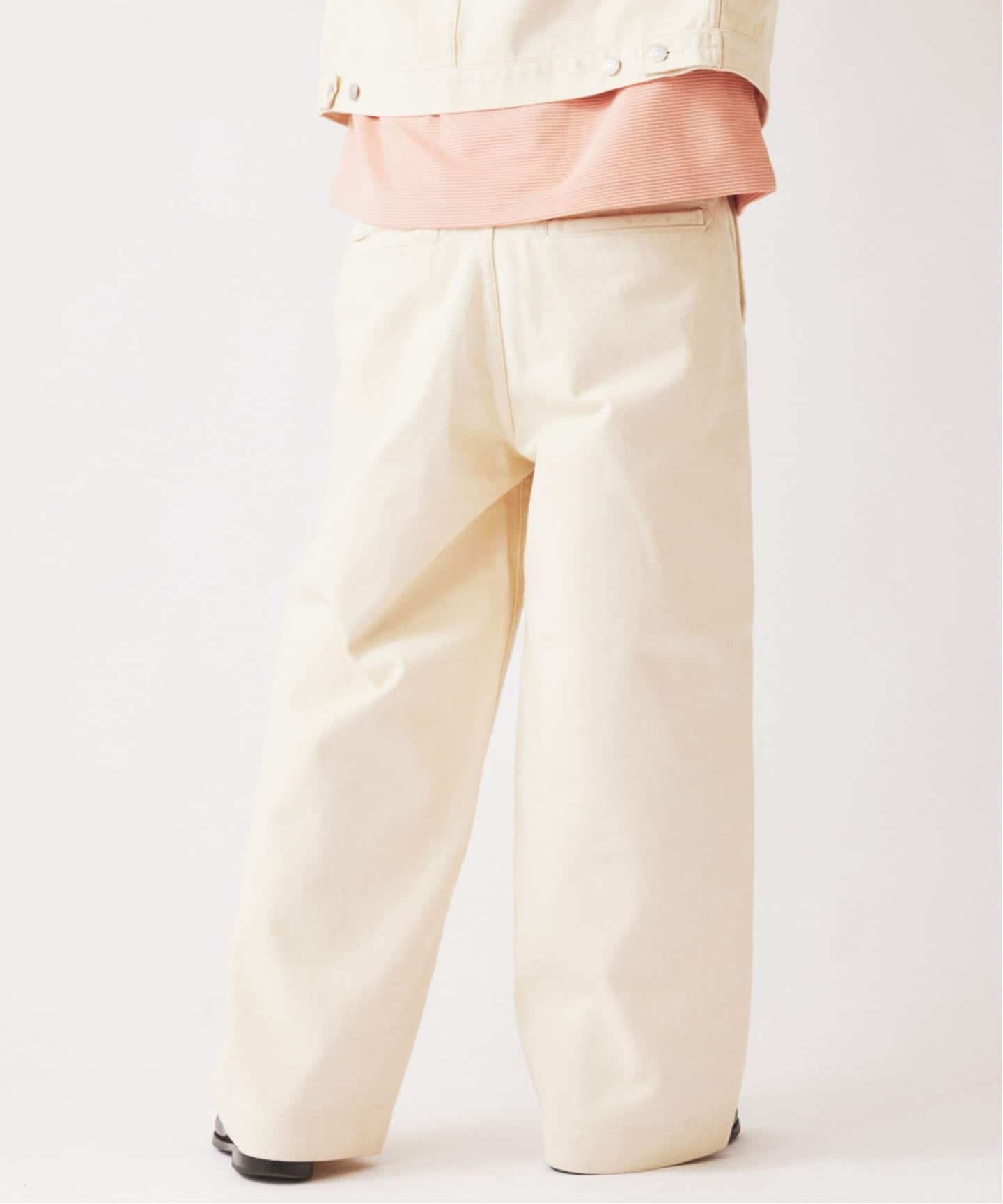 予約》クラフトデニム 12oz ワイド デニム スラックス（デニムパンツ