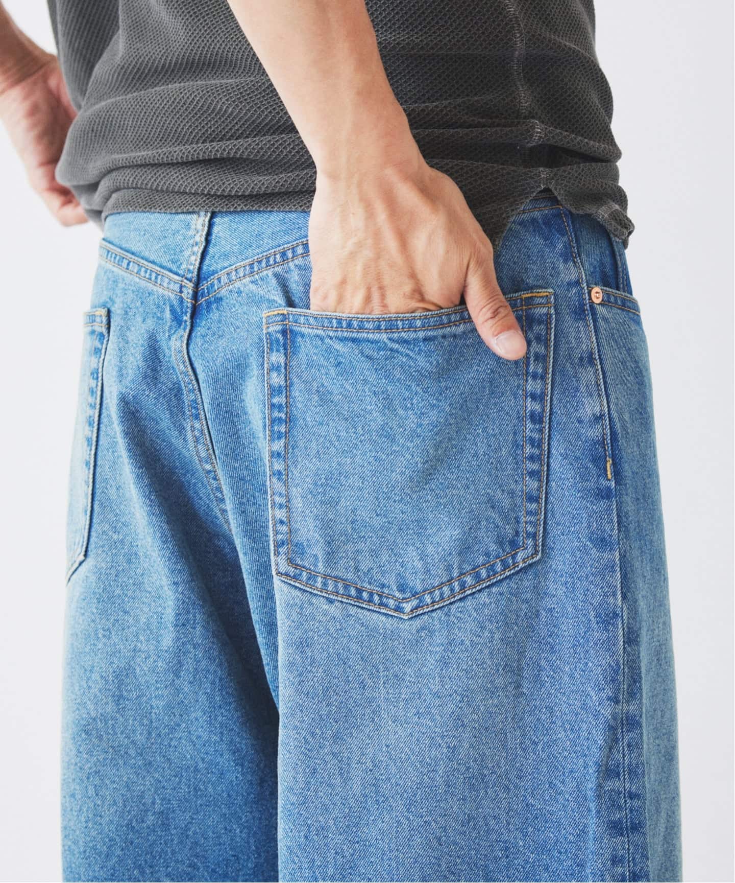 クラフトデニム ワイドパンツ 12OZ（デニムパンツ・ジーンズ