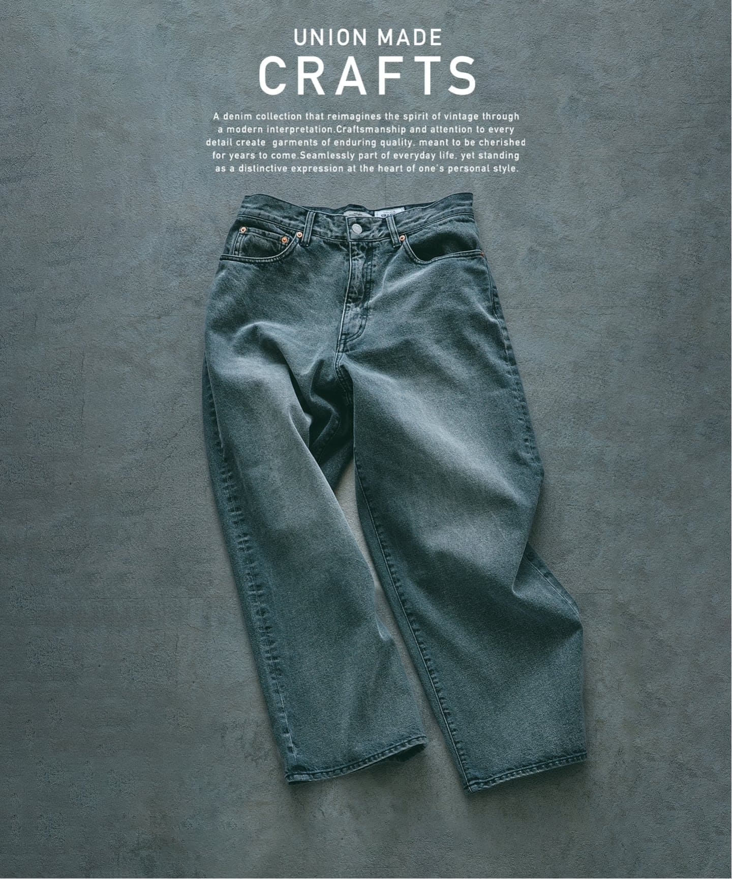 510912 JOURNAL STANDARD ワイド デニム M パンツ クラフトデニム ワイドパンツ 12OZ（デニムパンツ・ジーンズ