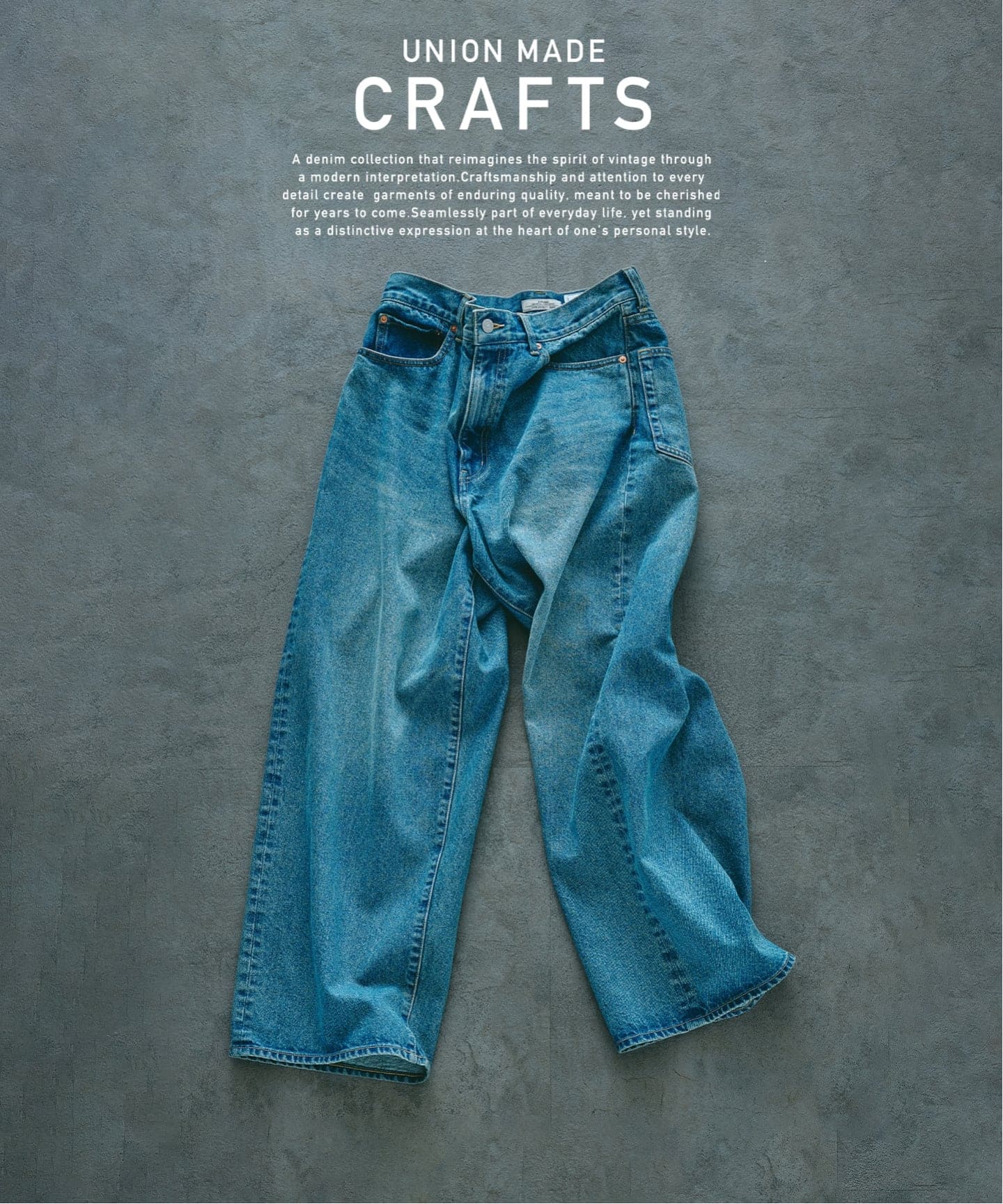 クラフトデニム ワイドパンツ 12OZ（デニムパンツ・ジーンズ