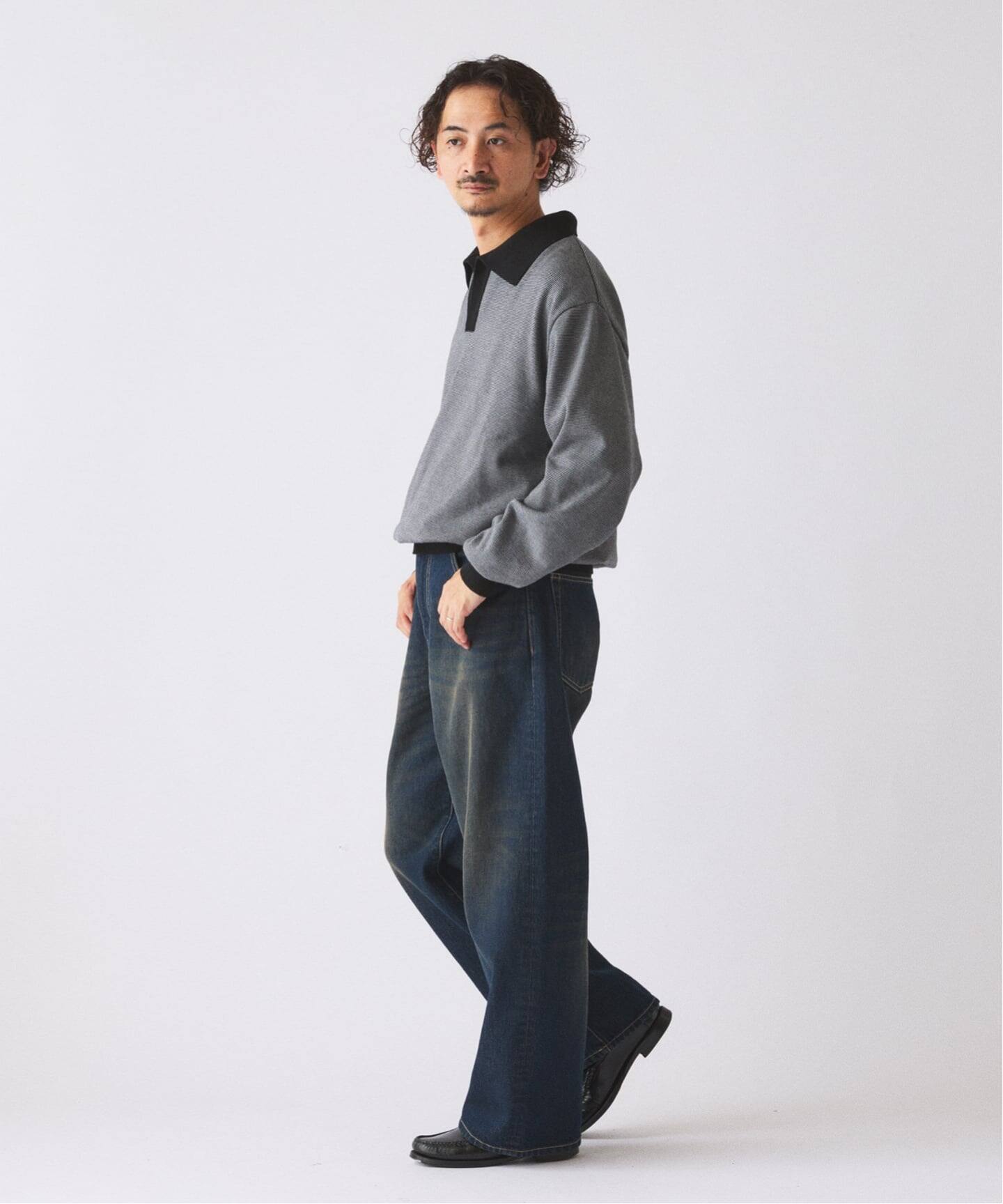 予約》スモーキーデニム ワイドパンツ（デニムパンツ・ジーンズ