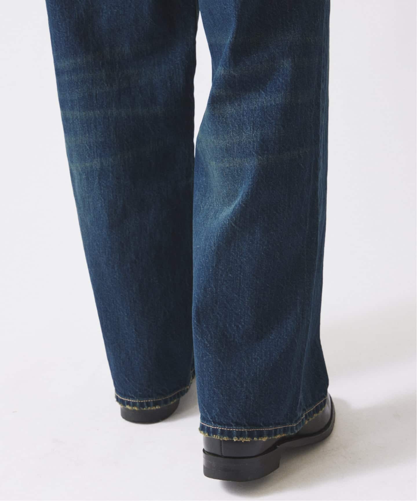 スモーキーデニム 11oz ワイドパンツ（デニムパンツ・ジーンズ