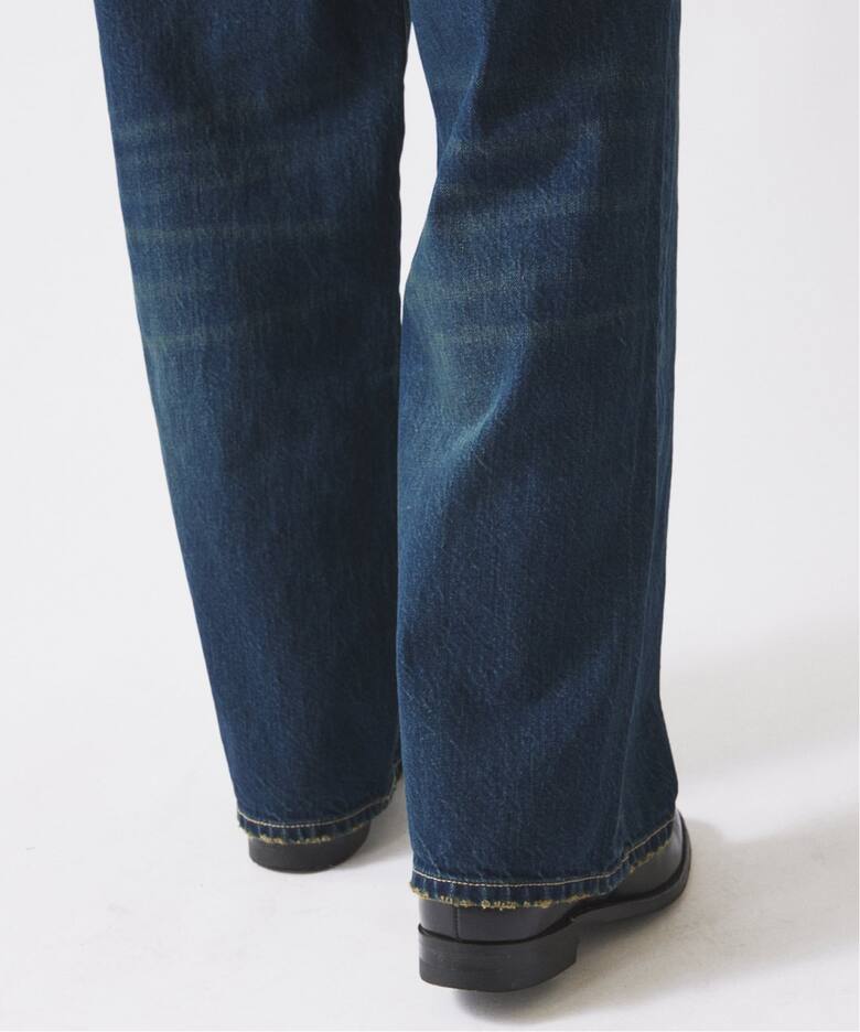 スモーキーデニム 11oz ワイドパンツ（デニムパンツ・ジーンズ 